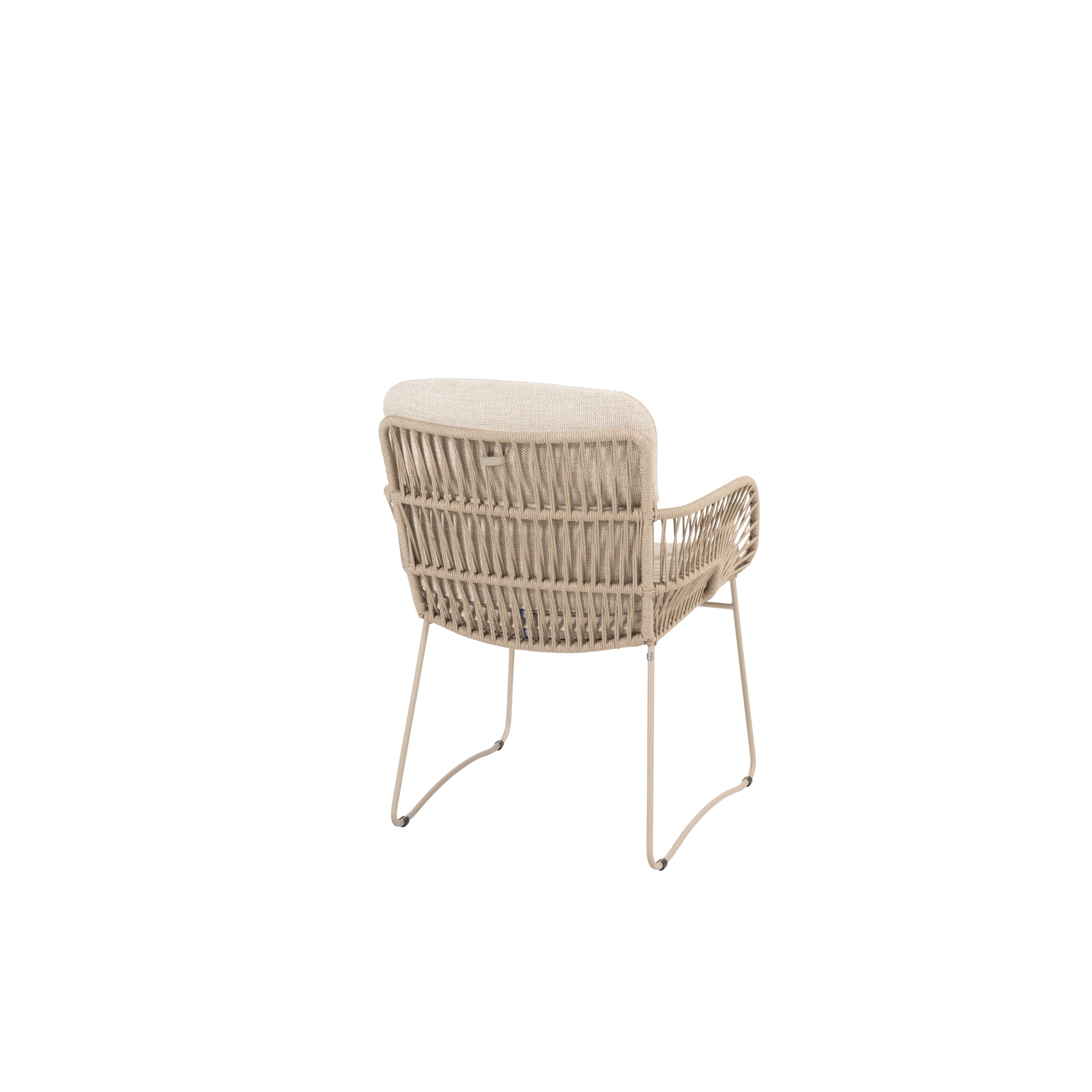 MURCIA DINING CHAIR | LATTE MET 2 KUSSENS