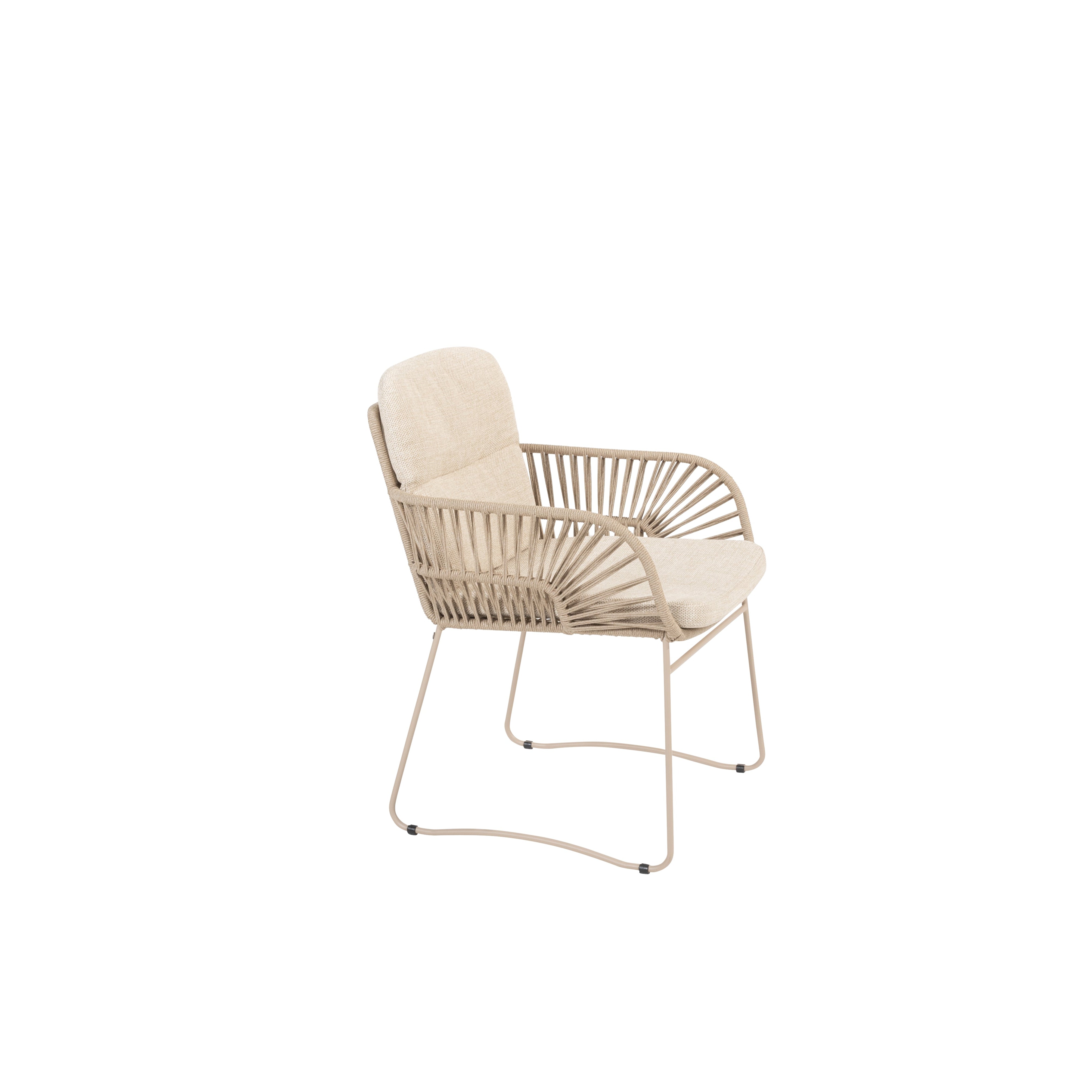 MURCIA DINING CHAIR | LATTE MET 2 KUSSENS
