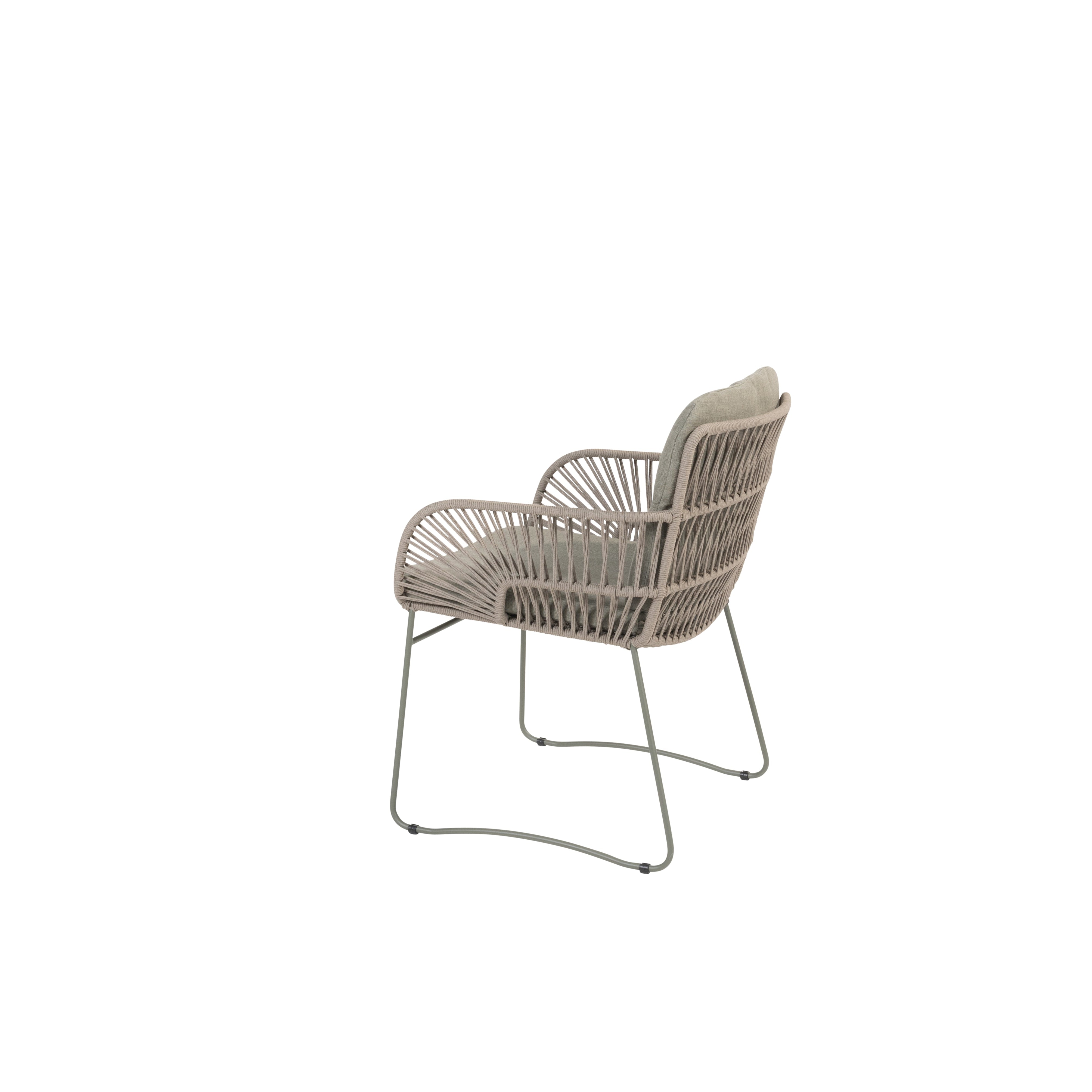 MURCIA DINGING CHAIR | OLIVE MET 2 KUSSENS