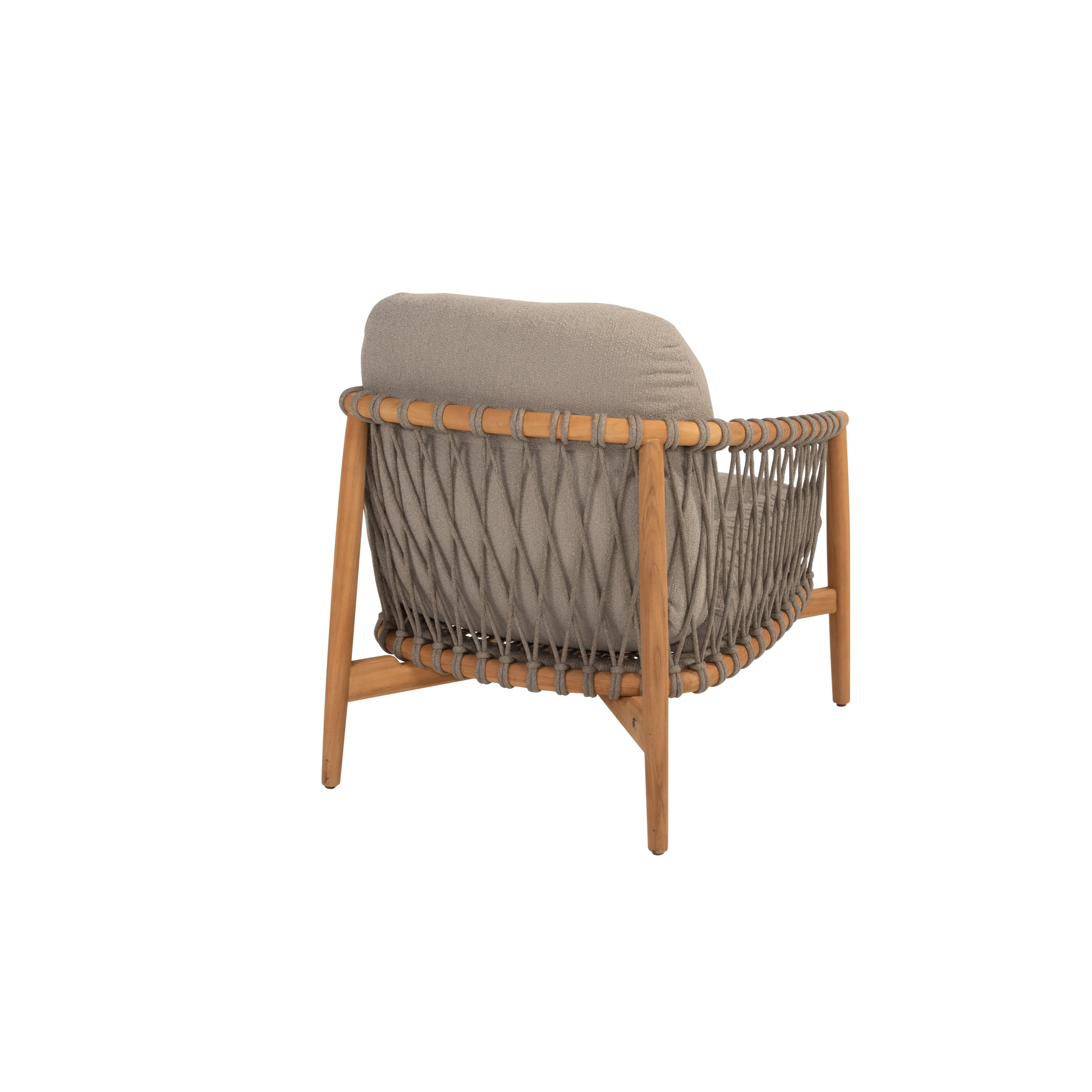 NORA LIVING CHAIR NATURAL TEAK | MET KUSSENSET