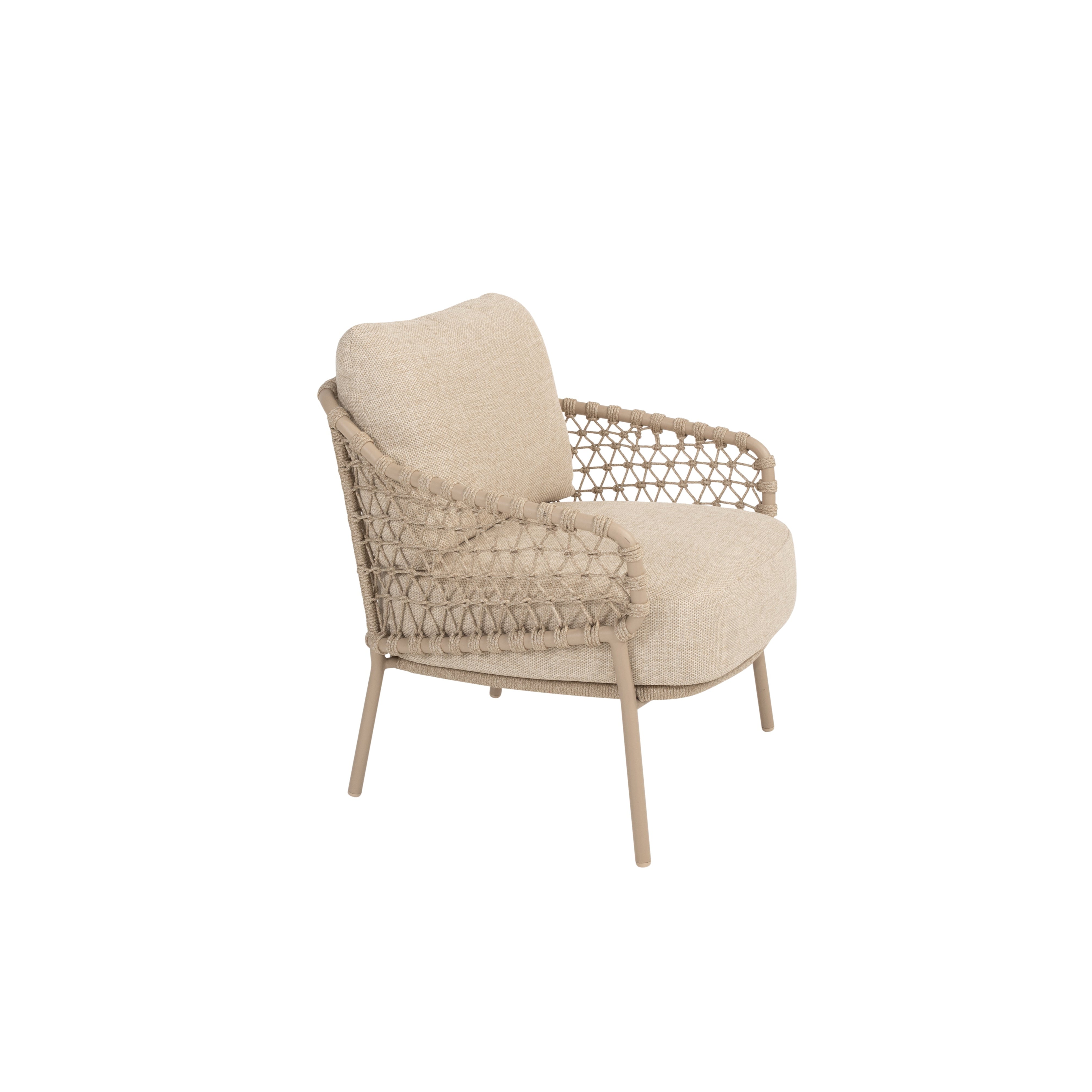 SARDINIA LOW DINING CHAIR | LATTE CUSHION