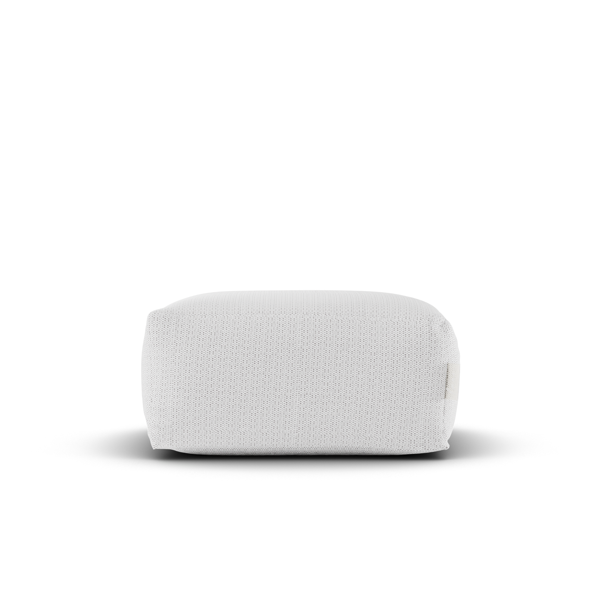 Laui Lounge™ - Puf cuadrado bohemio blanco