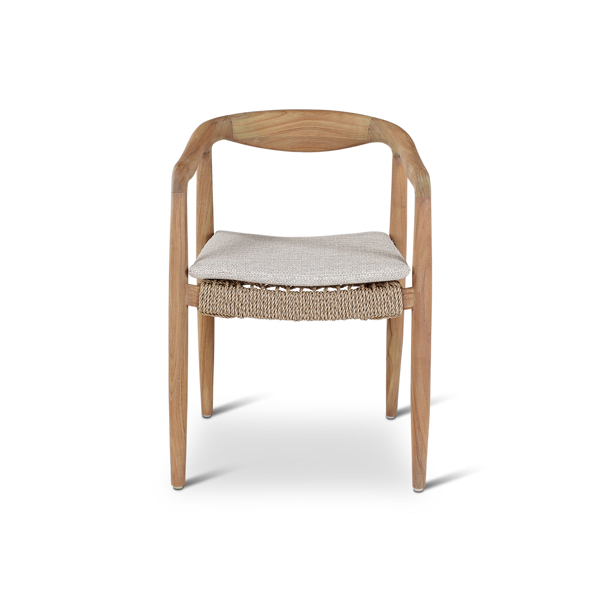 Anais Buitenfauteuil | Teak Natuurlijk | Crème Kussen | Castle Line
