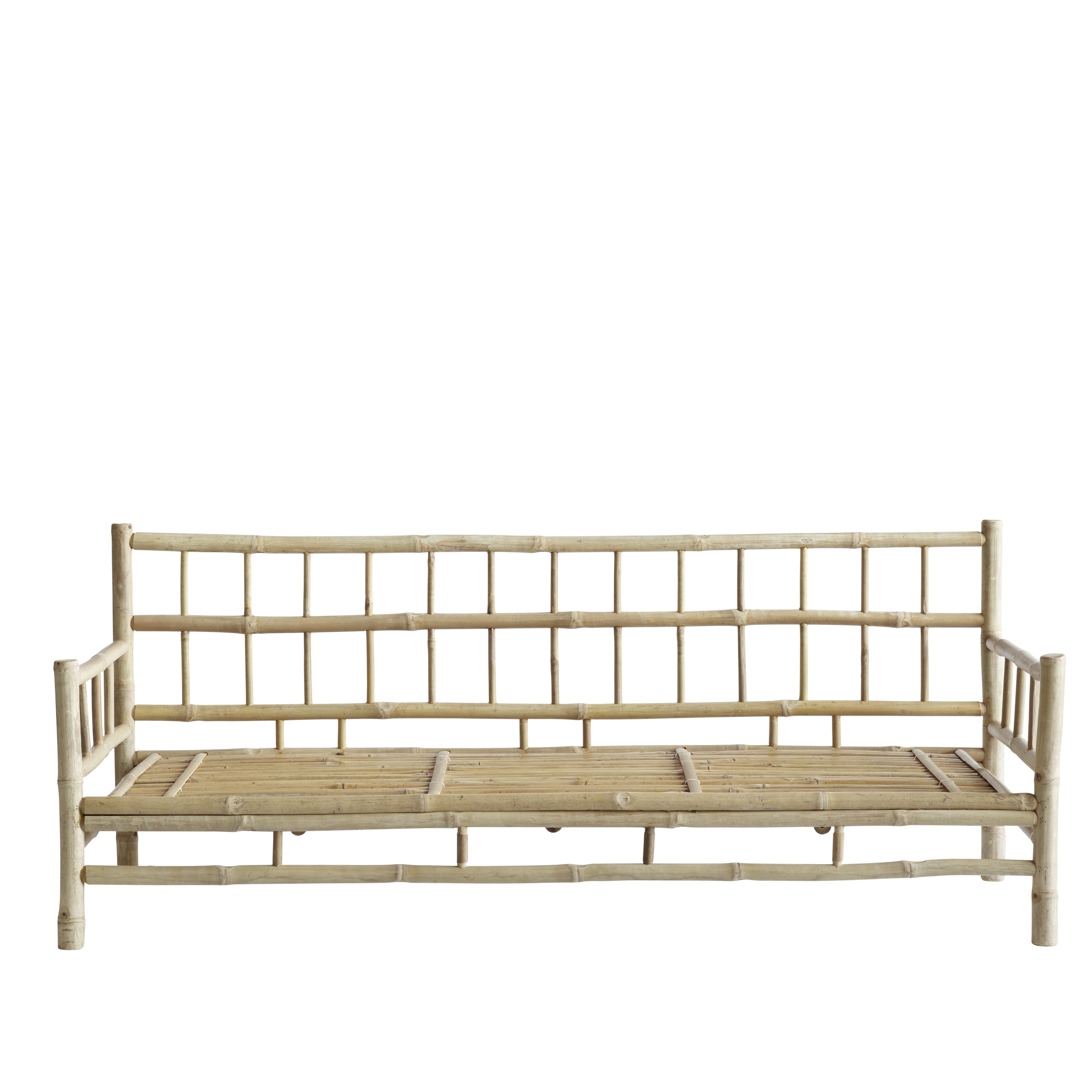 Sofá de bambú | 190 x 74 x 34/80 cm | Sin colchón