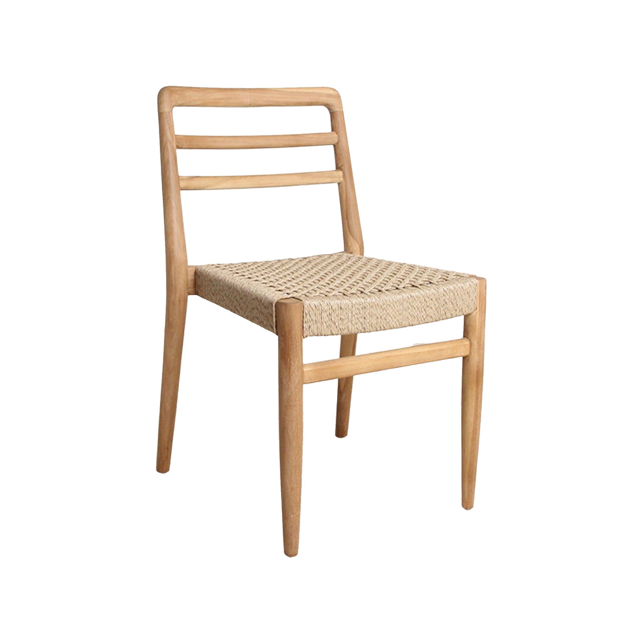 Silla de exterior de teca Barro