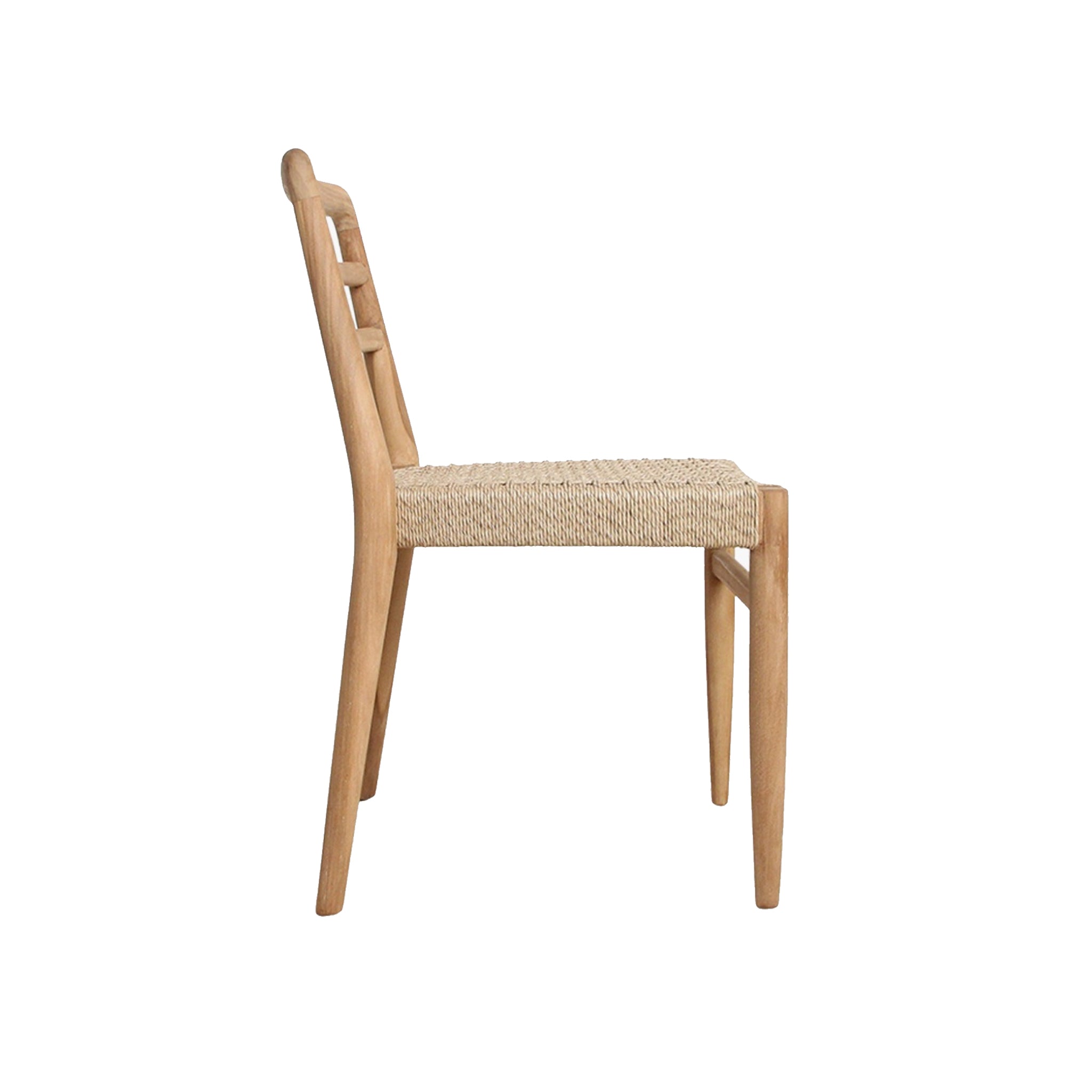 Silla de exterior de teca Barro