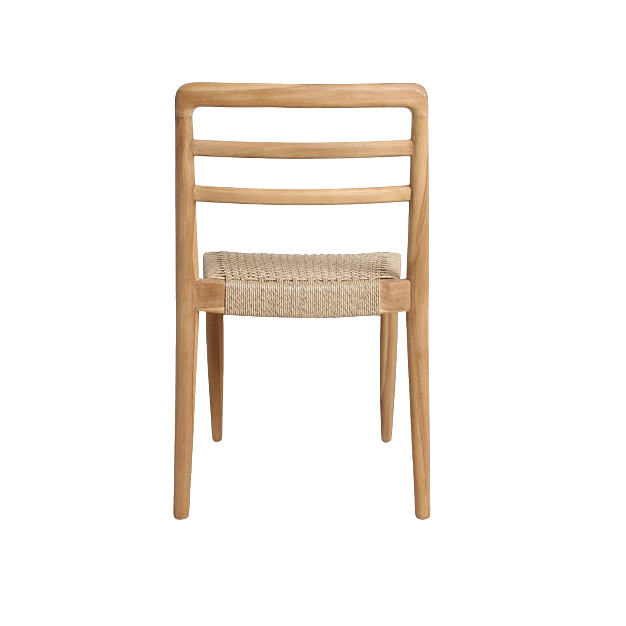 Silla de exterior de teca Barro