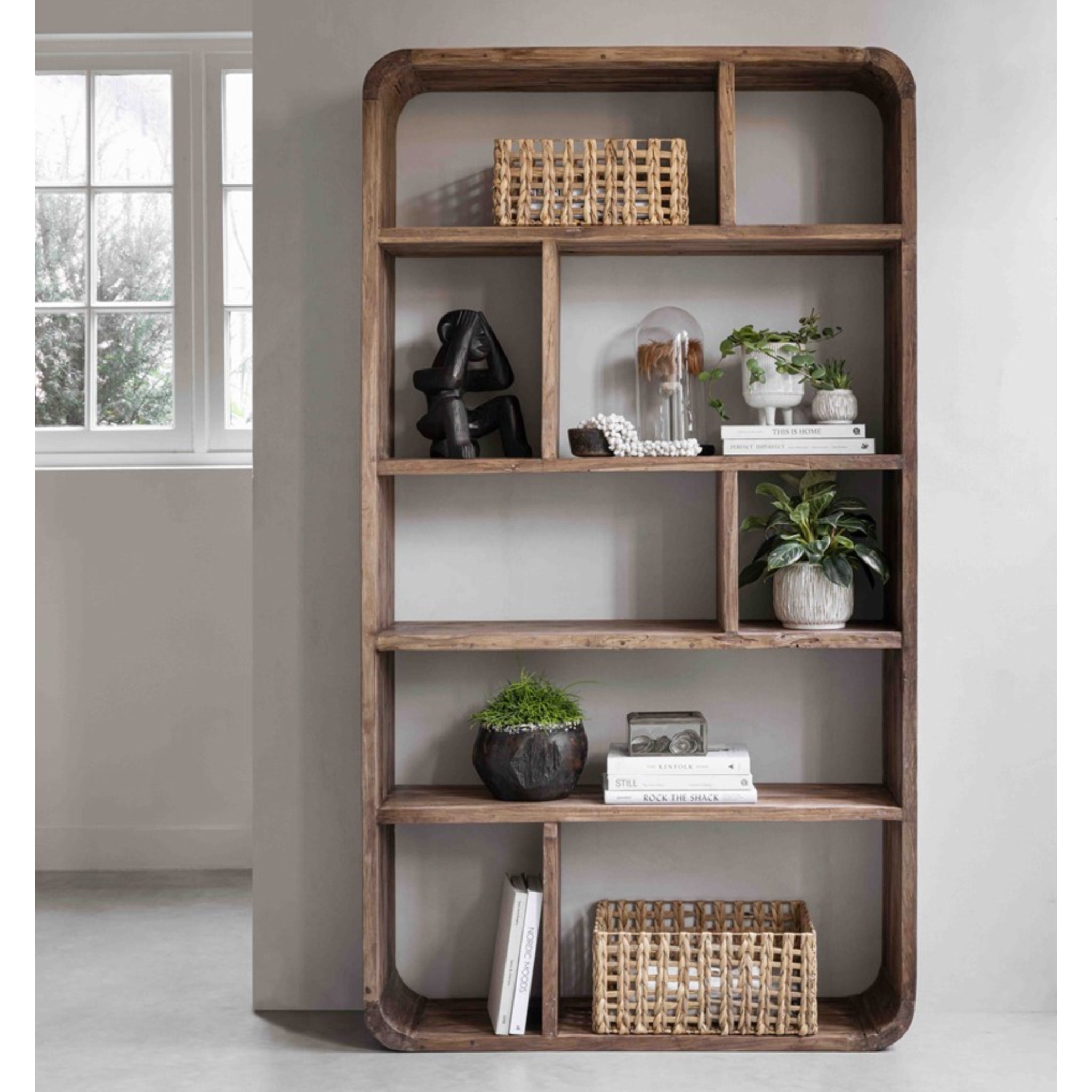 Estantería Dorso | Teca | 200x110x30cm