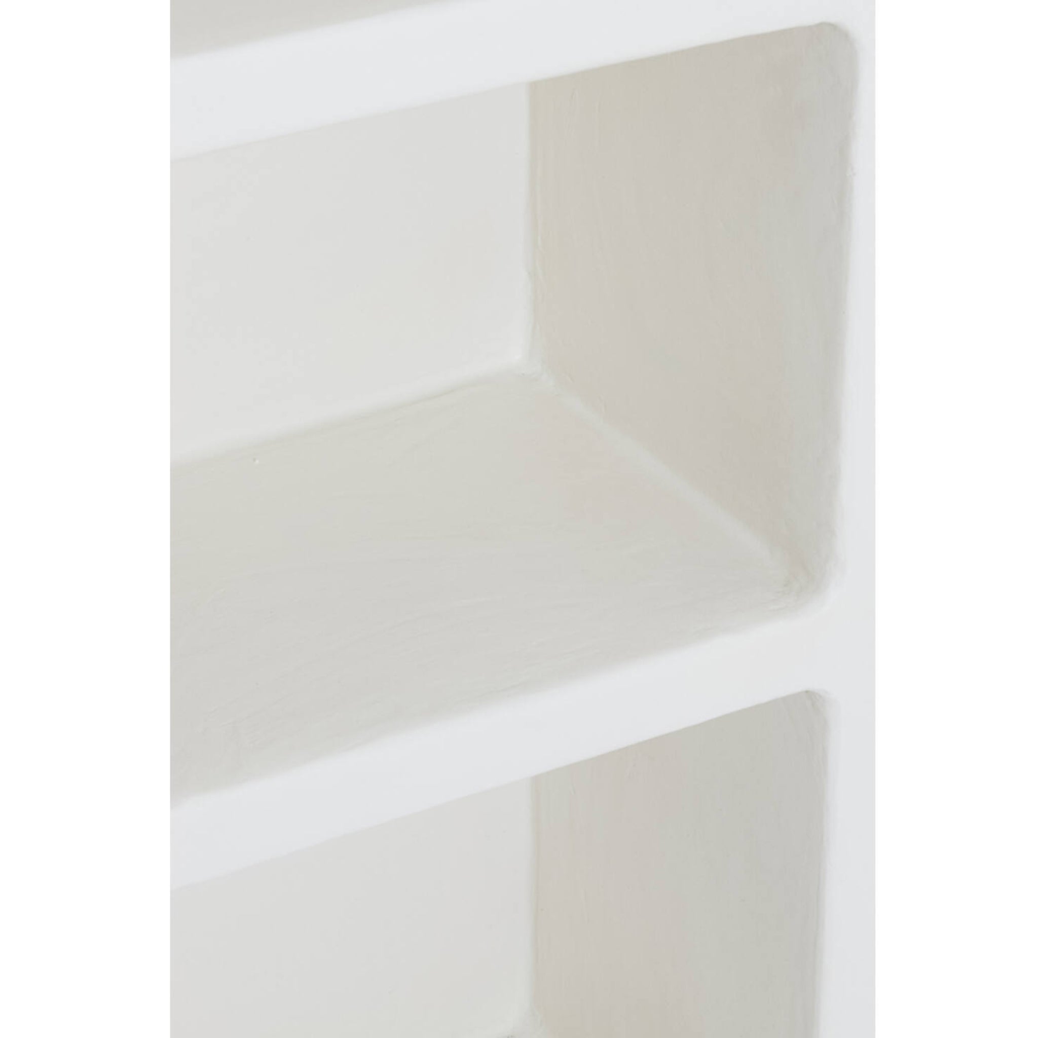 Gabinete Lahua | Yeso color crema y cal | 110 x 35 x 190 cm