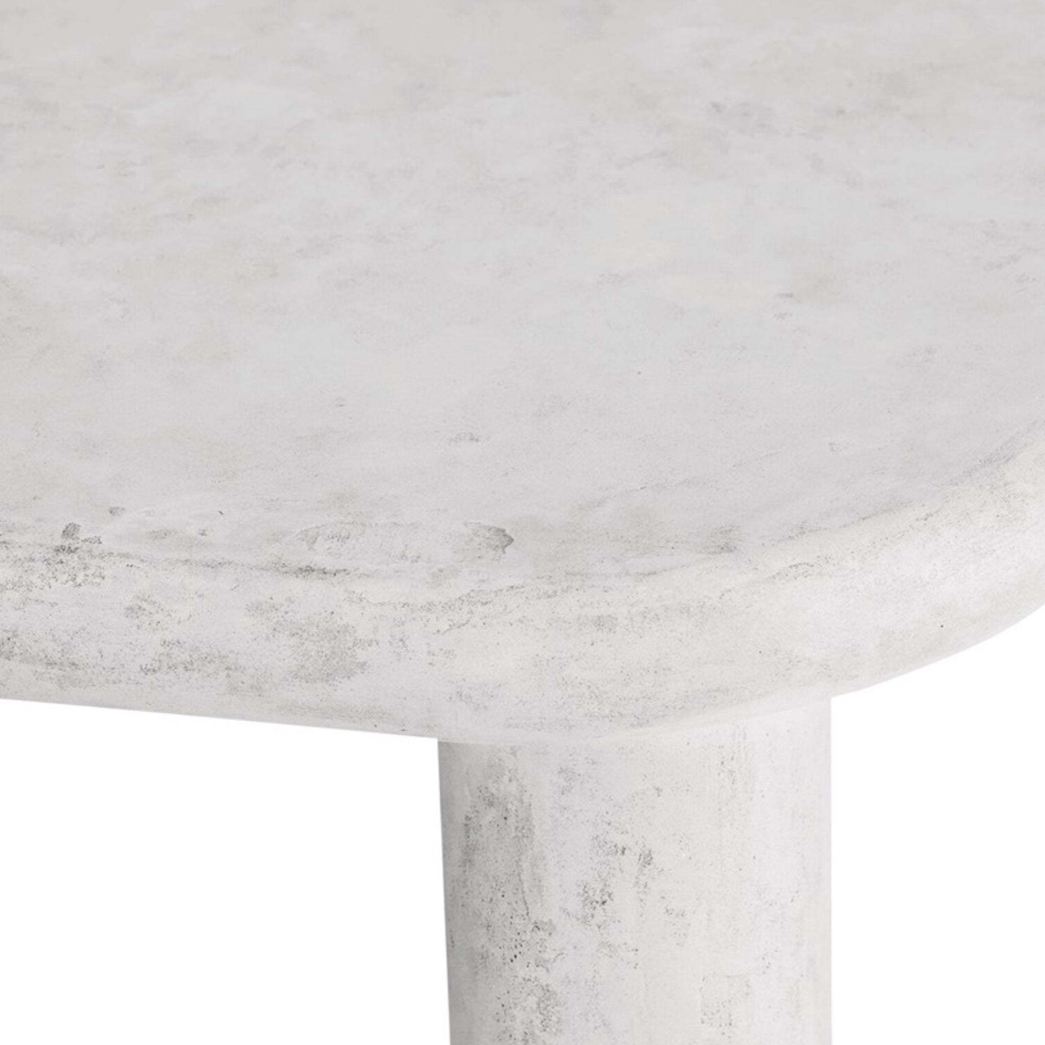 Mesa de comedor Clio Mortex de tiza | 260 x 100 cm
