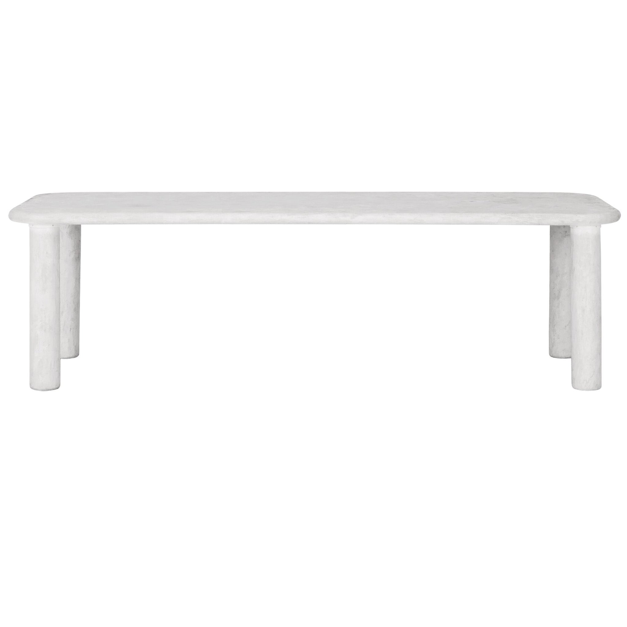 Mesa de comedor Clio Mortex de tiza | 260 x 100 cm