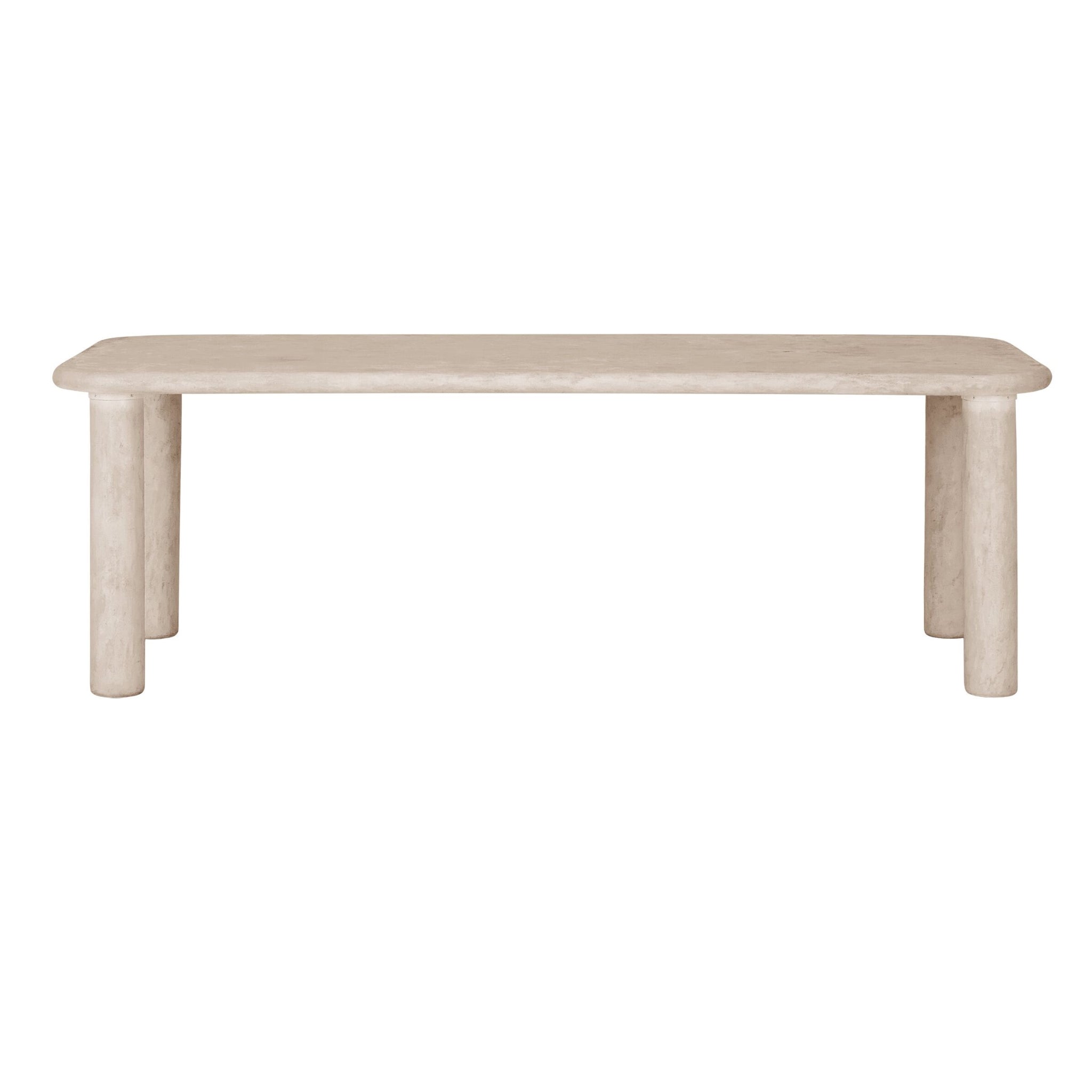 Mesa de comedor Clio Mortex color arena | 230 x 100 cm