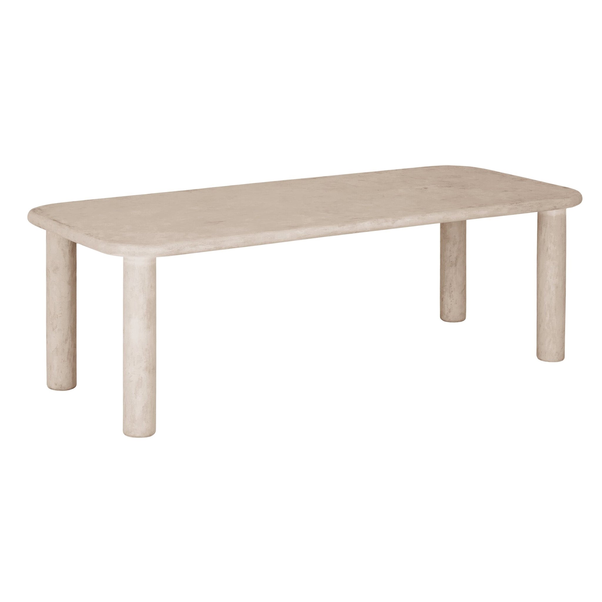 Mesa de comedor Clio Mortex color arena | 230 x 100 cm