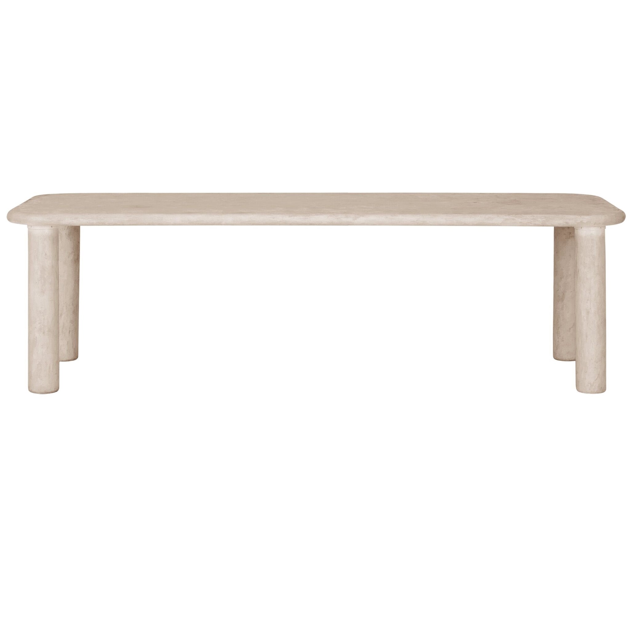 Mesa de comedor Clio Mortex color arena | 260 x 100 cm