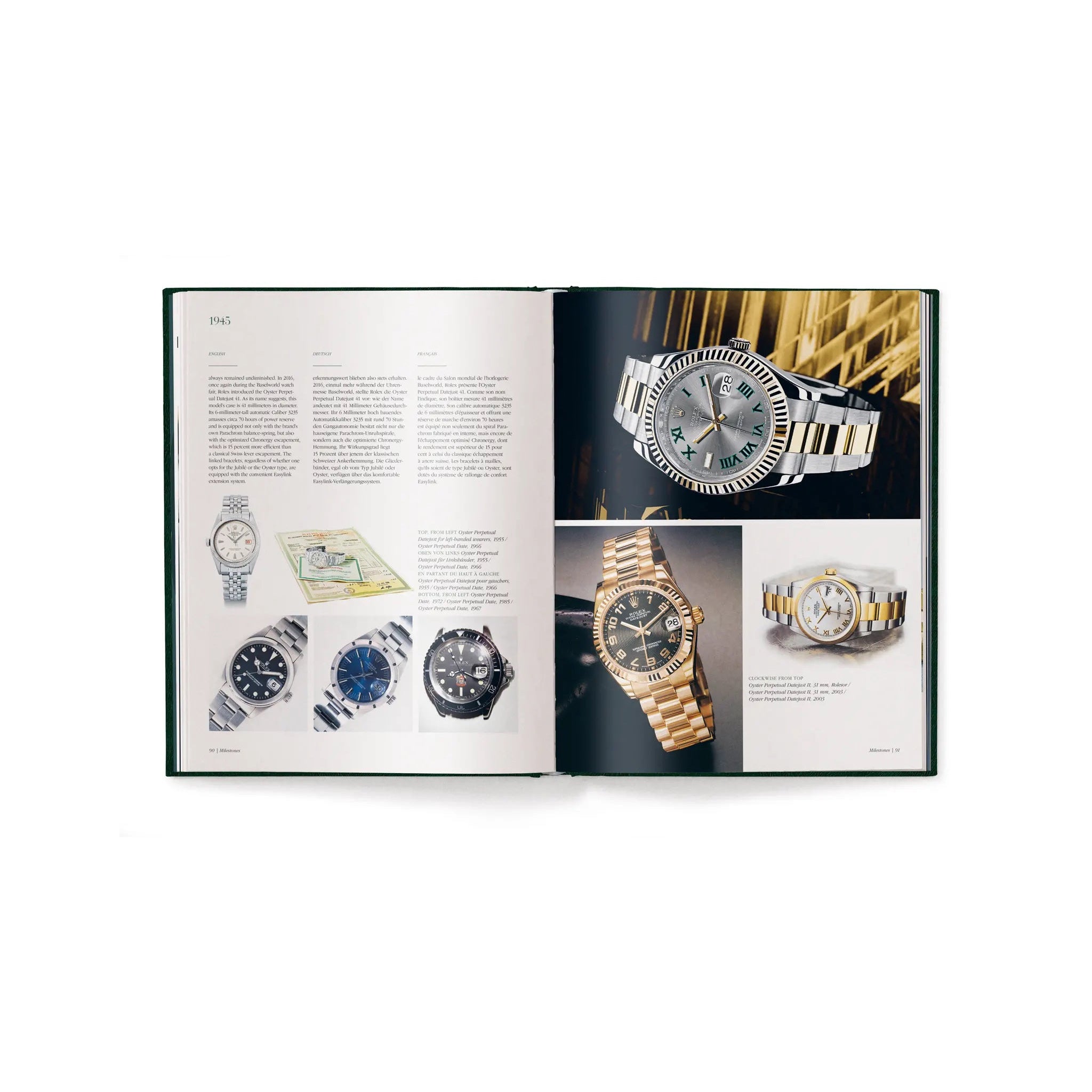Libro de mesa de café | El libro de relojes Rolex - 3.ª edición