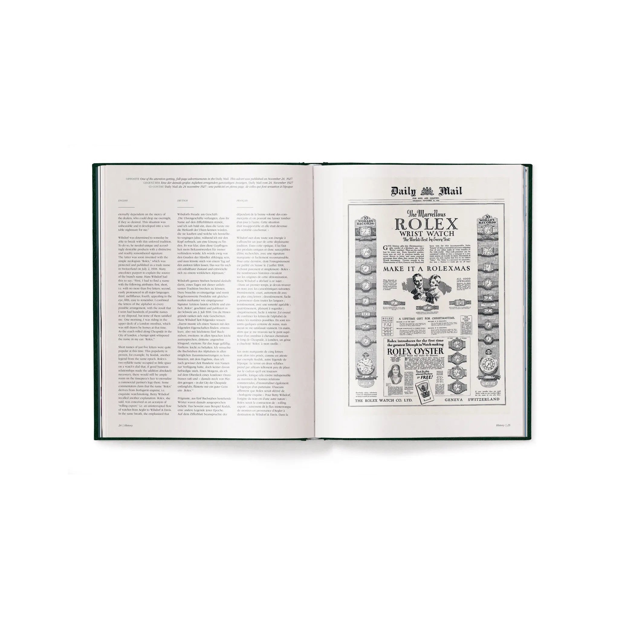 Libro de mesa de café | El libro de relojes Rolex - 3.ª edición