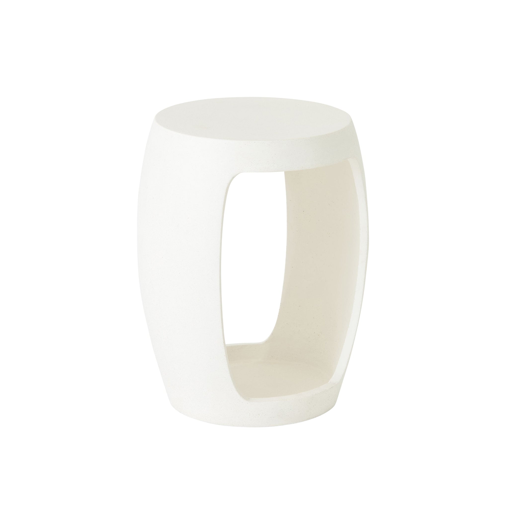 Mesa de centro Murla pequeña | Fibrocemento blanco
