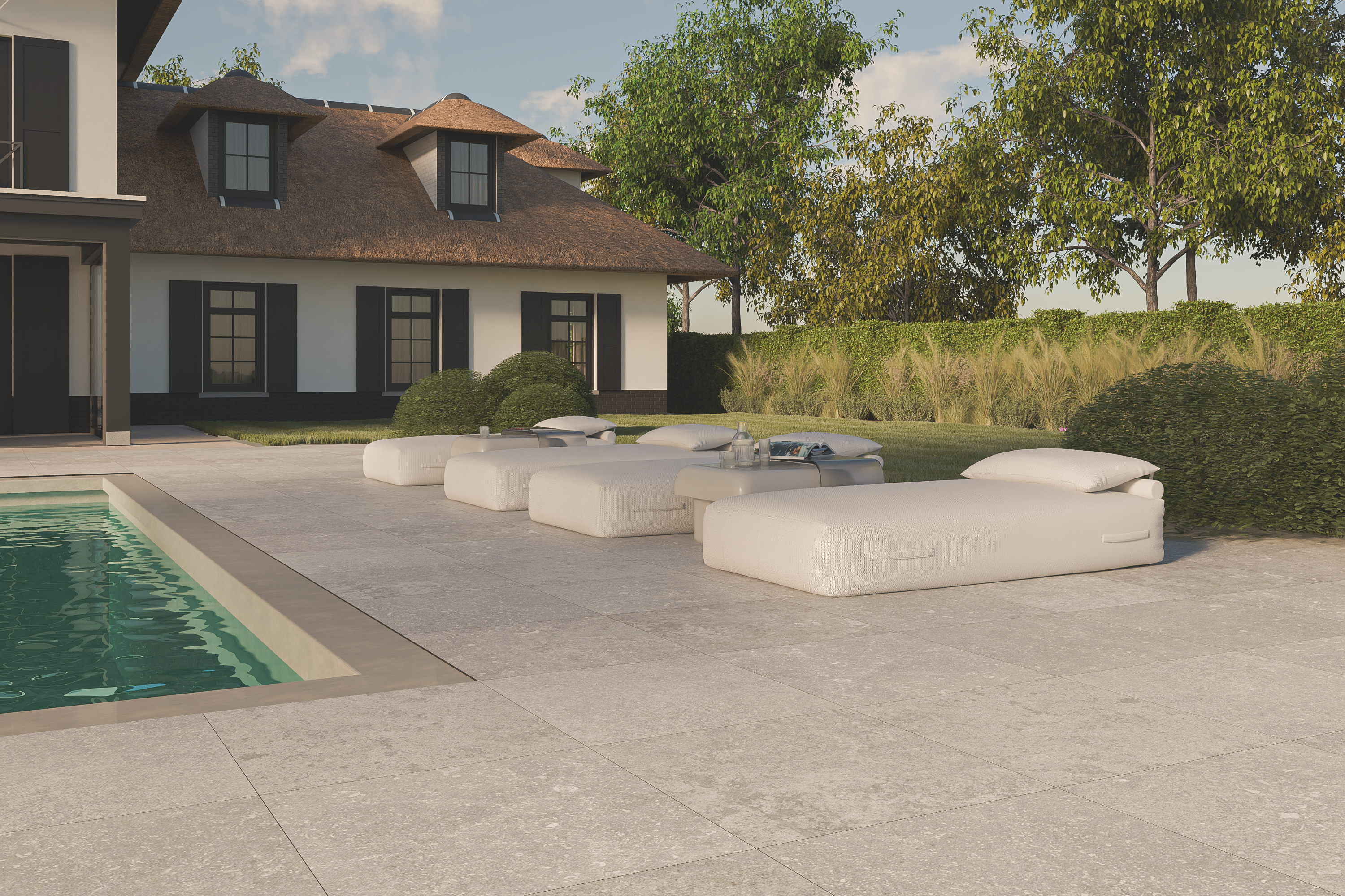 Laui Lounge™ - Sofá cama Boho XL blanco