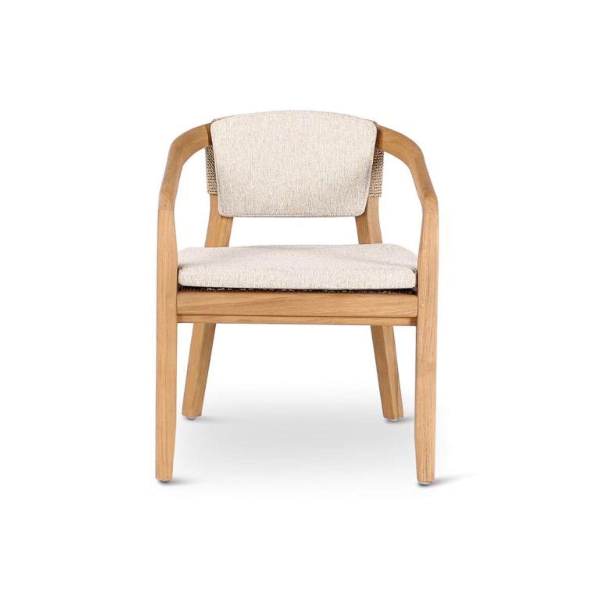 Elisa Buitenfauteuil | Teak Natuurlijk | Crème Kussen | Castle Line
