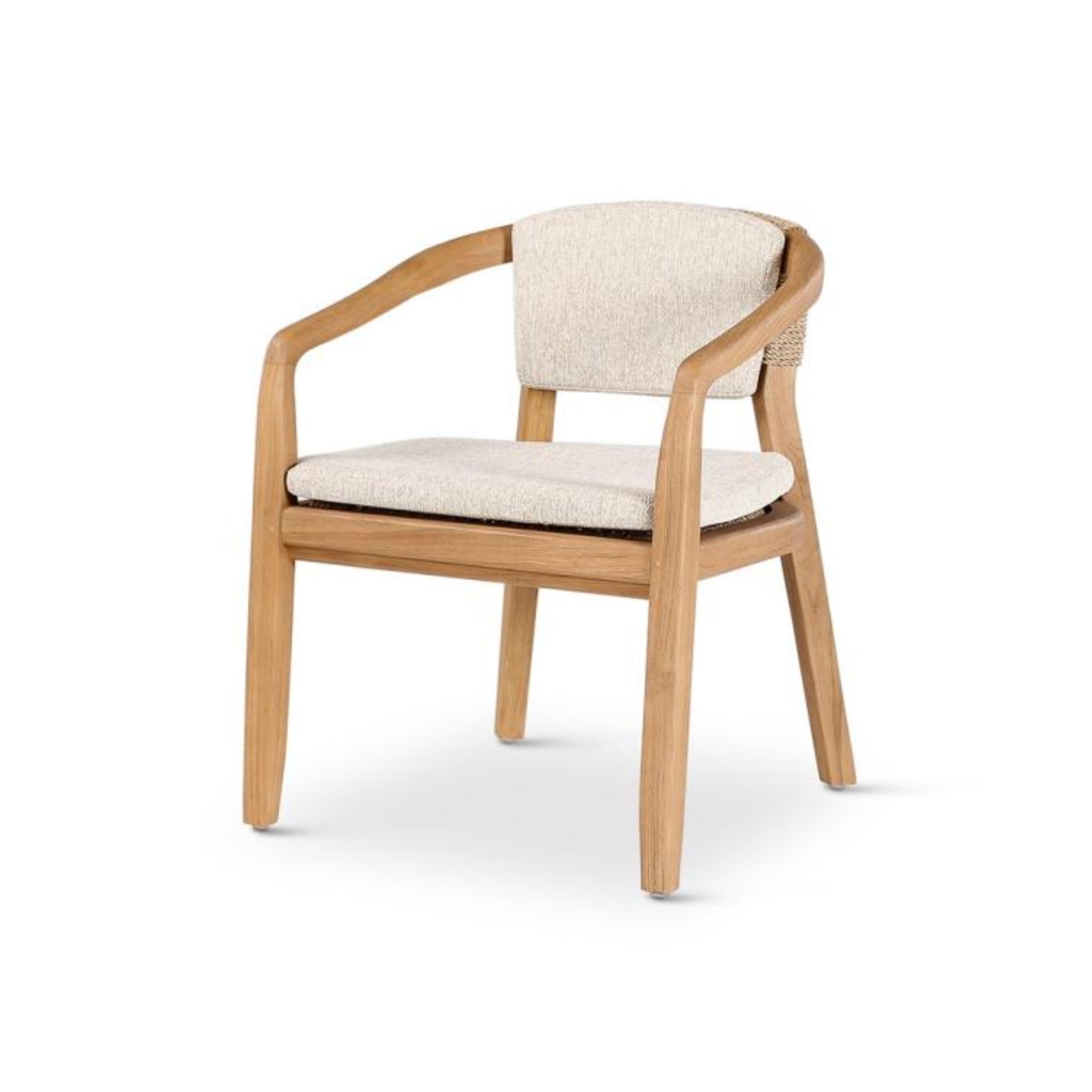 Elisa Buitenfauteuil | Teak Natuurlijk | Crème Kussen | Castle Line