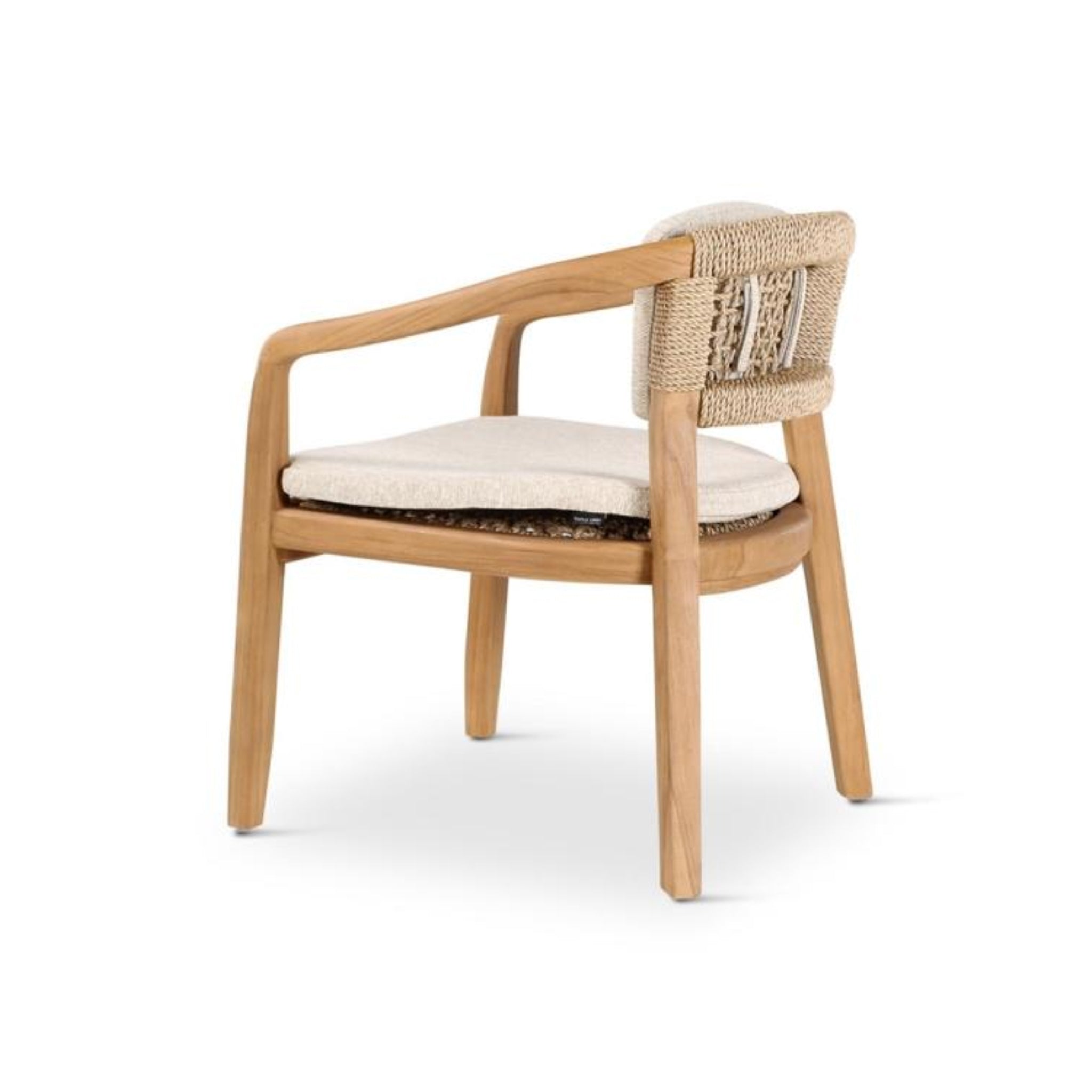 Elisa Buitenfauteuil | Teak Natuurlijk | Crème Kussen | Castle Line