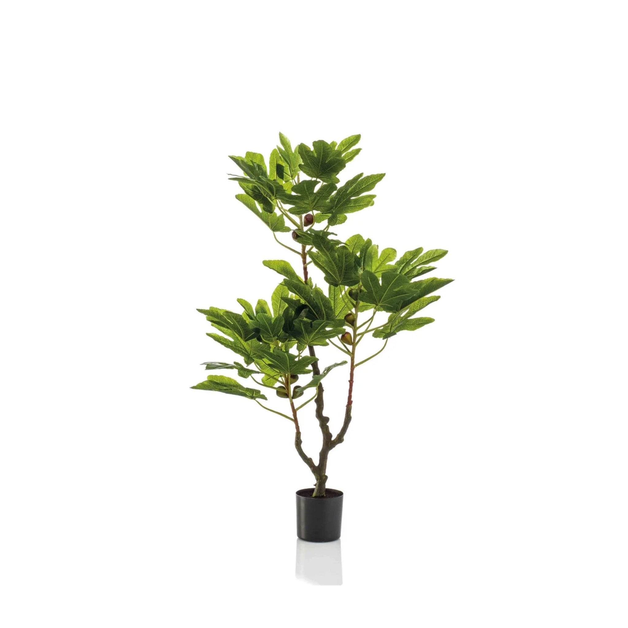 Planta artificial de interior | Higuera con frutos de 95 cm