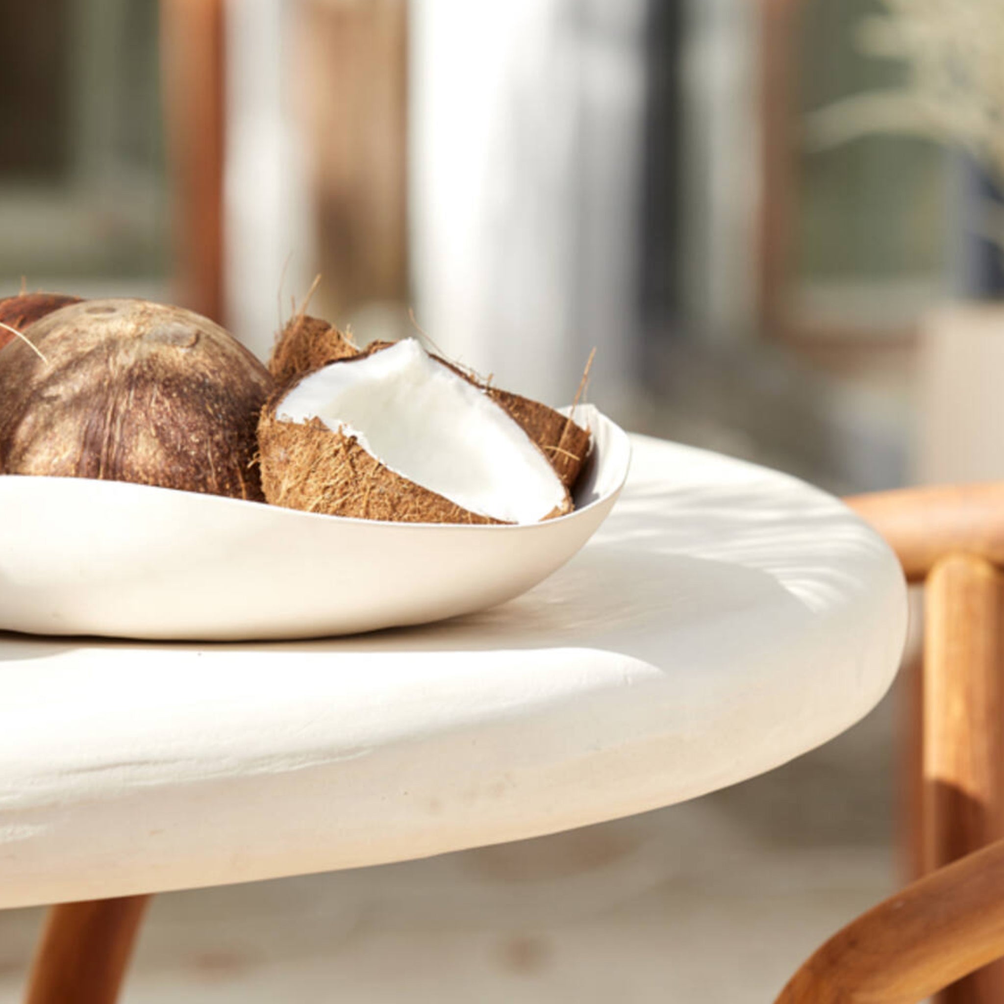 Mesa de comedor Lula color crema | Ø140 cm
