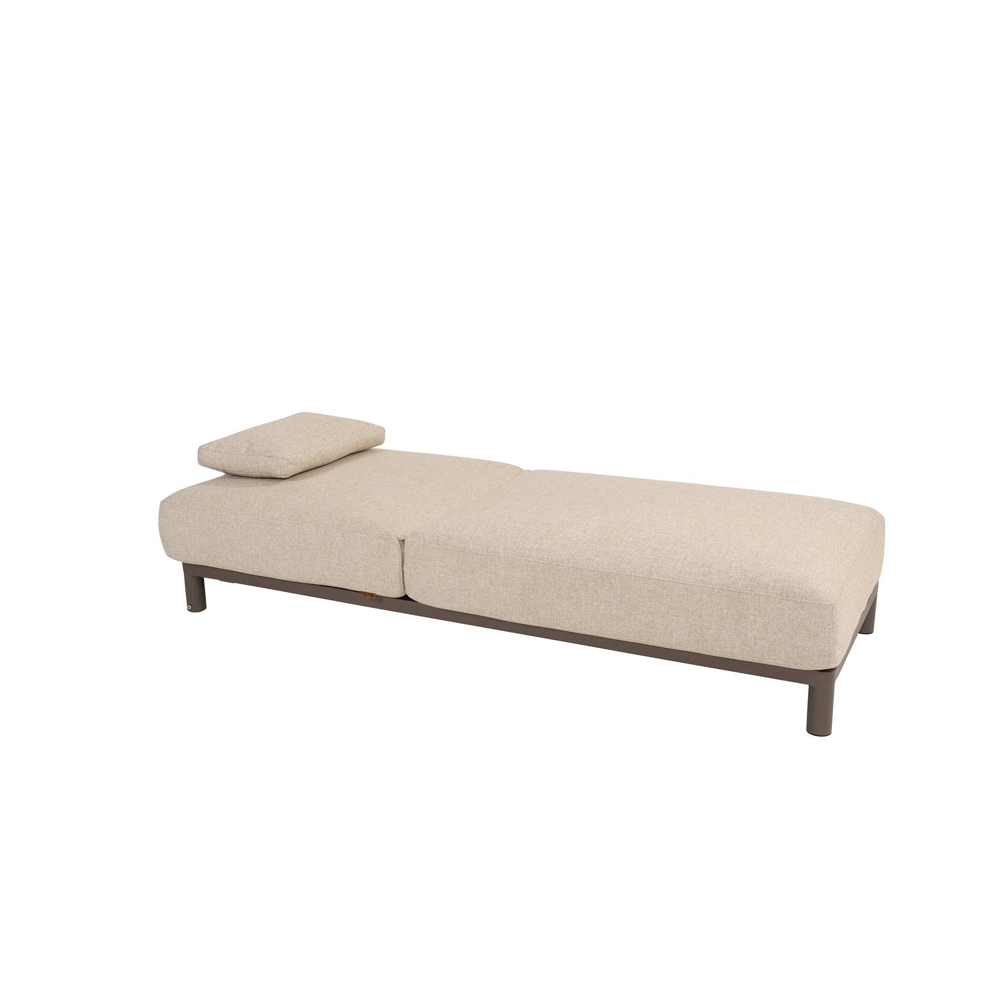 Madeira sunbed with cushion and head support | Terre