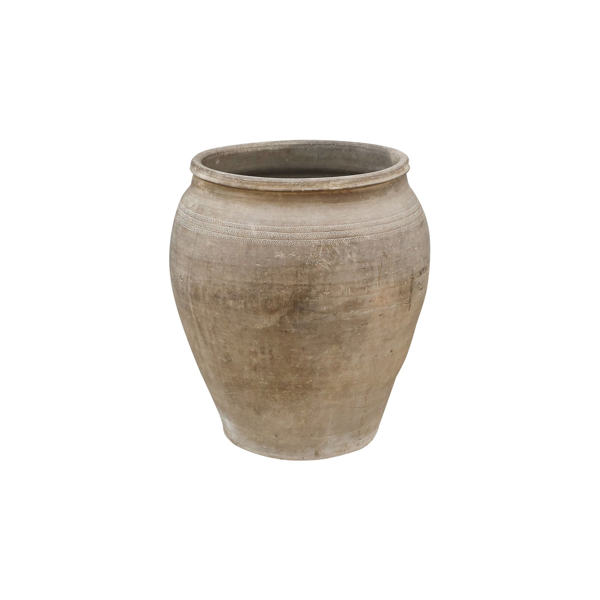 Jarrón de terracota antiguo | ⌀49x59 | #009-0008
