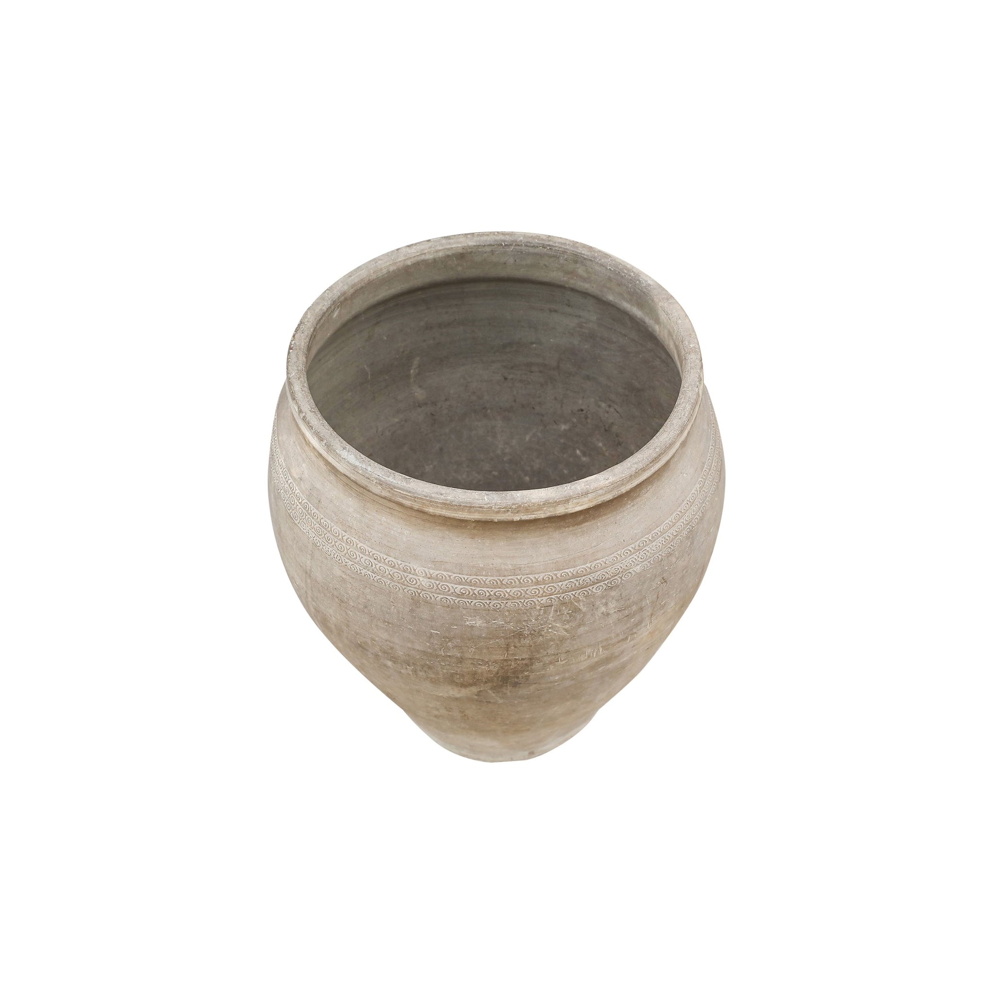 Jarrón de terracota antiguo | ⌀49x59 | #009-0008