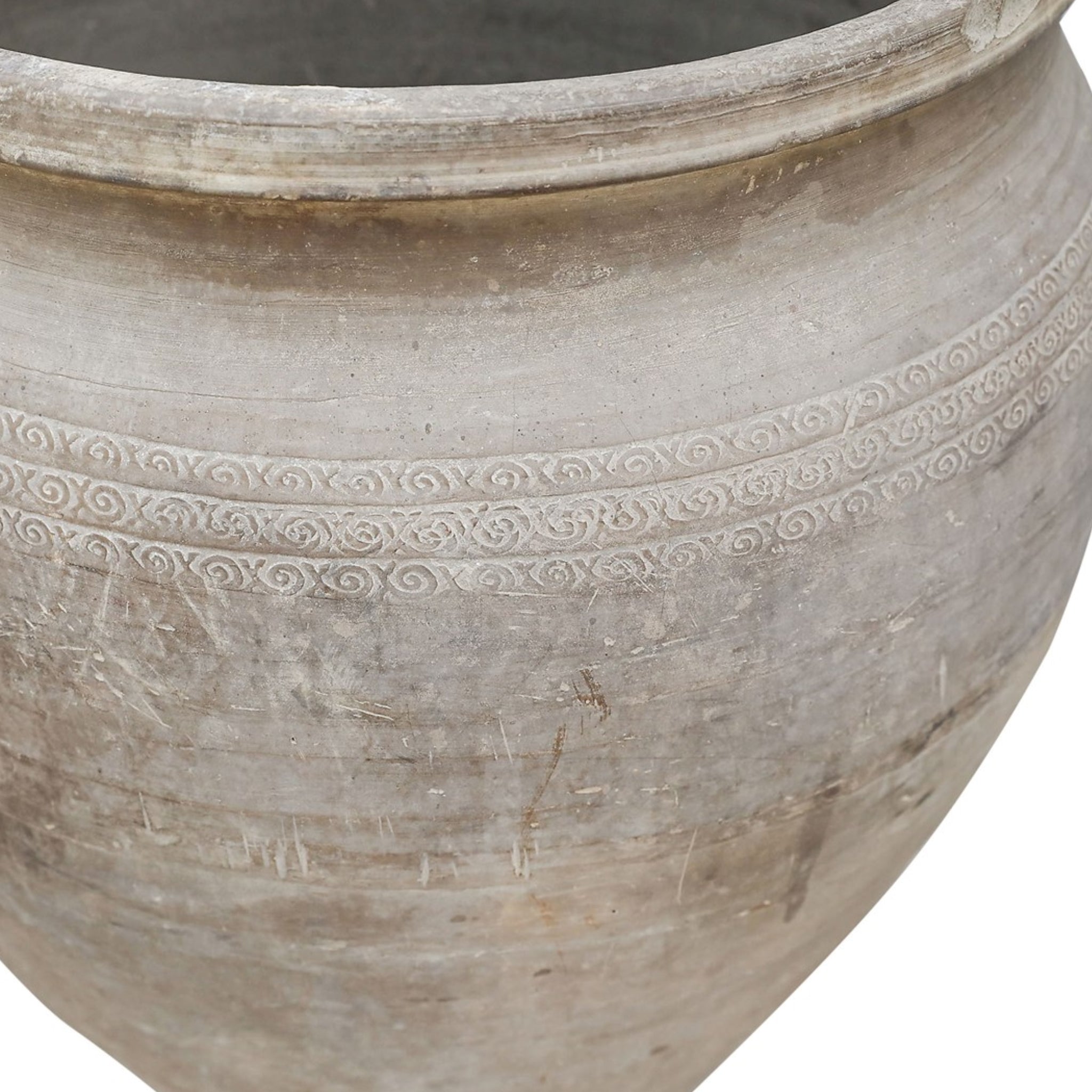 Jarrón de terracota antiguo | ⌀49x59 | #009-0008