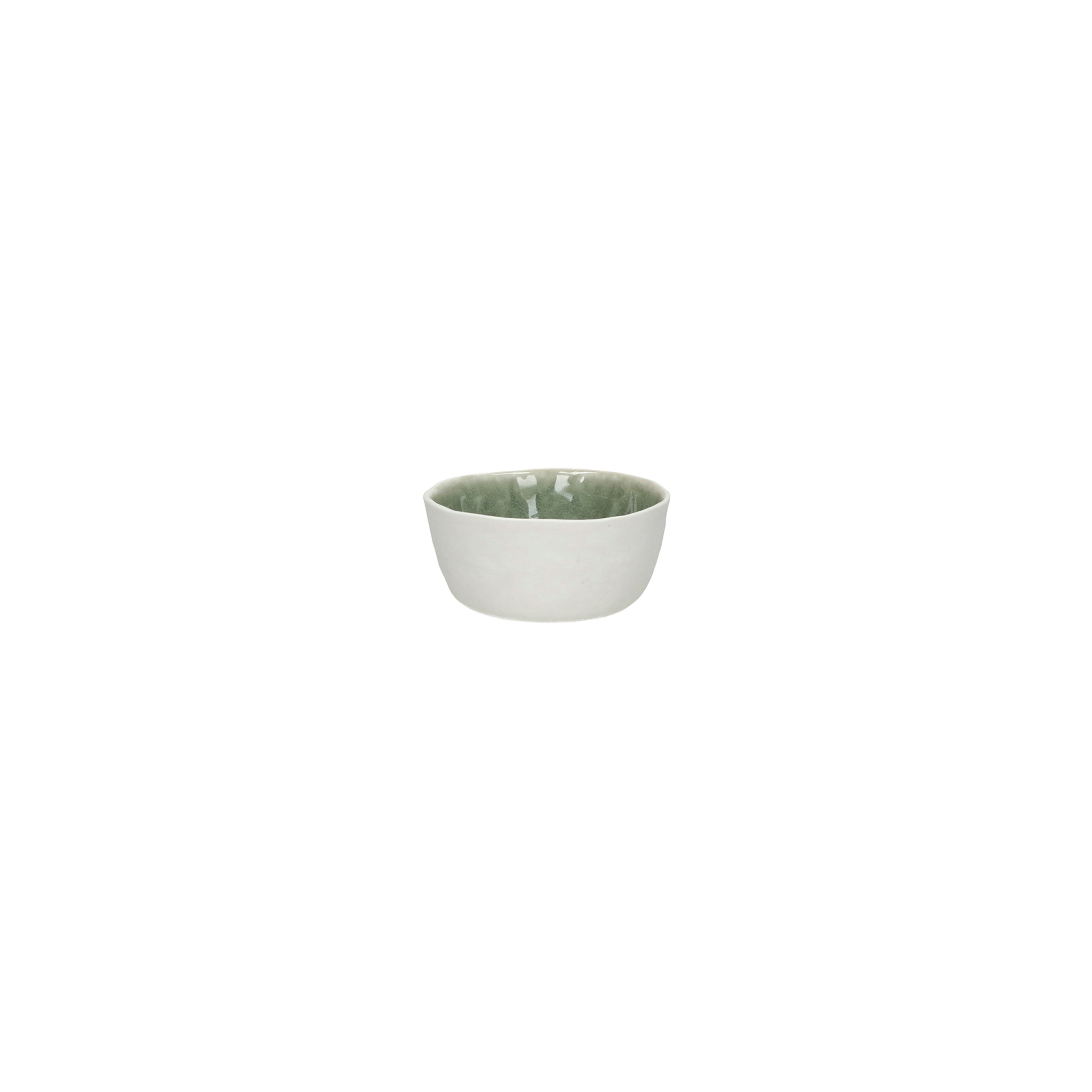 Cuenco pequeño de gres Piro | Verde mar | Ø9x4,2cm