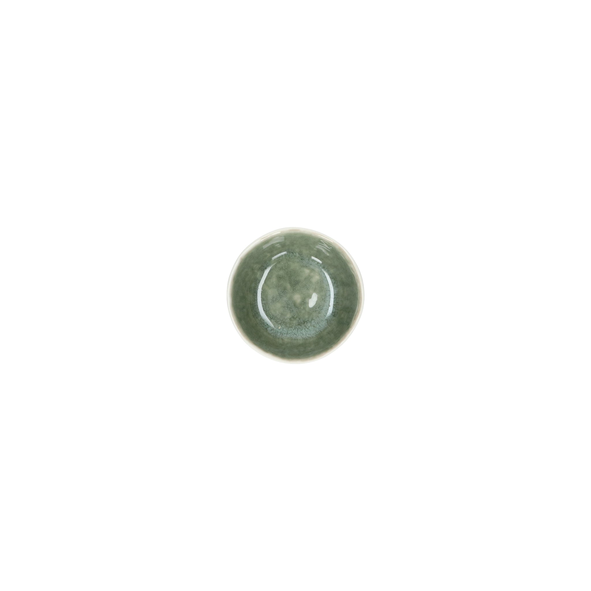 Cuenco pequeño de gres Piro | Verde mar | Ø9x4,2cm