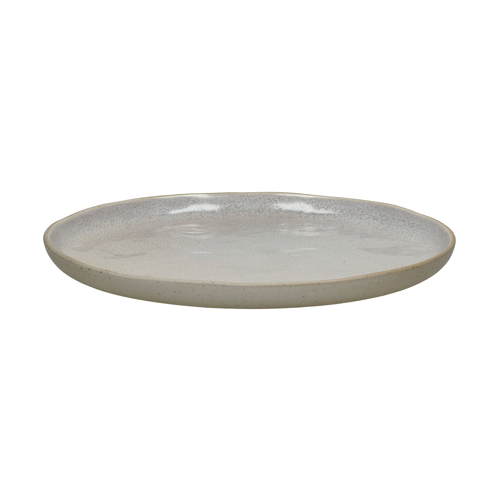 Plato de postre de gres Piro | Concha | Ø21x1,5cm