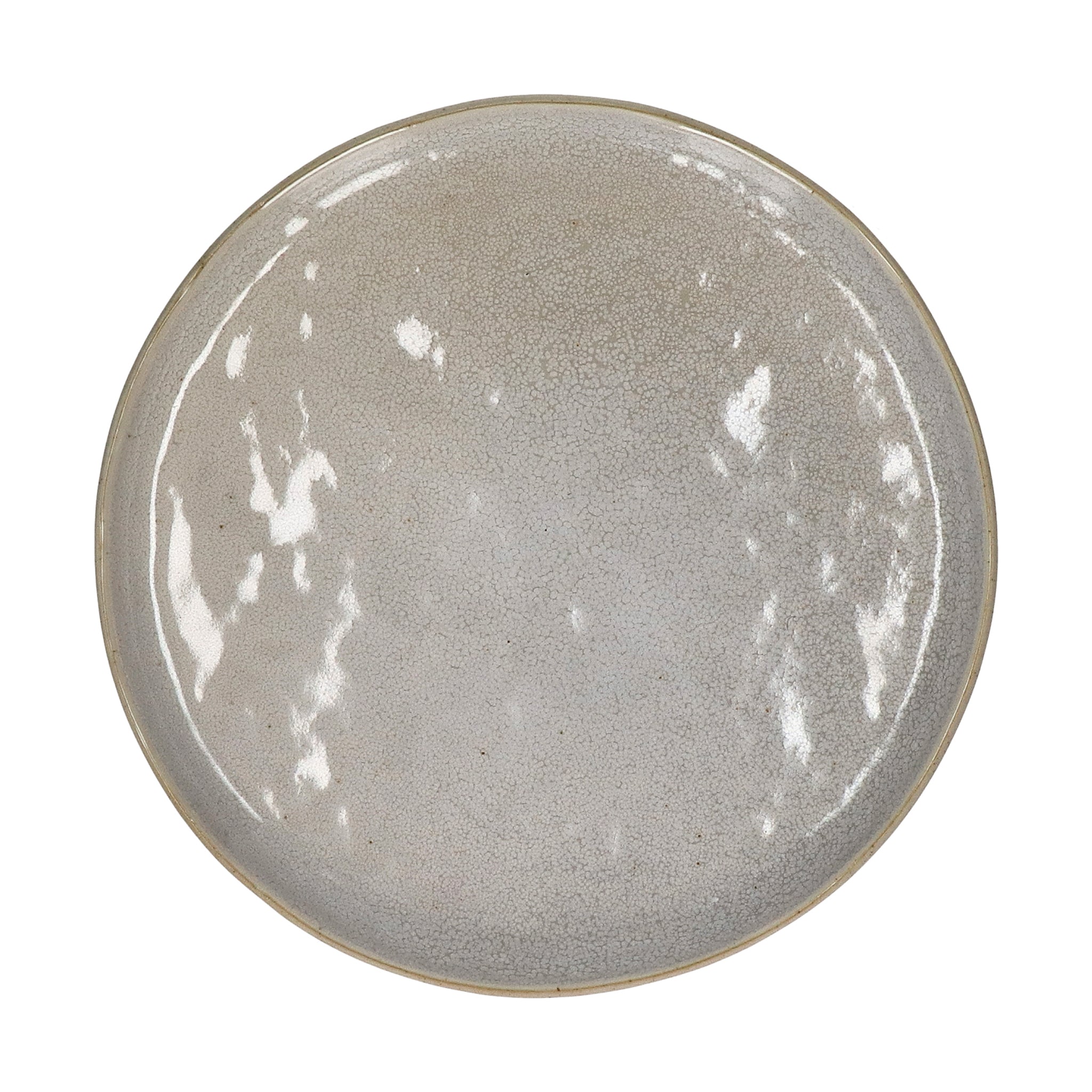 Plato de postre de gres Piro | Concha | Ø21x1,5cm