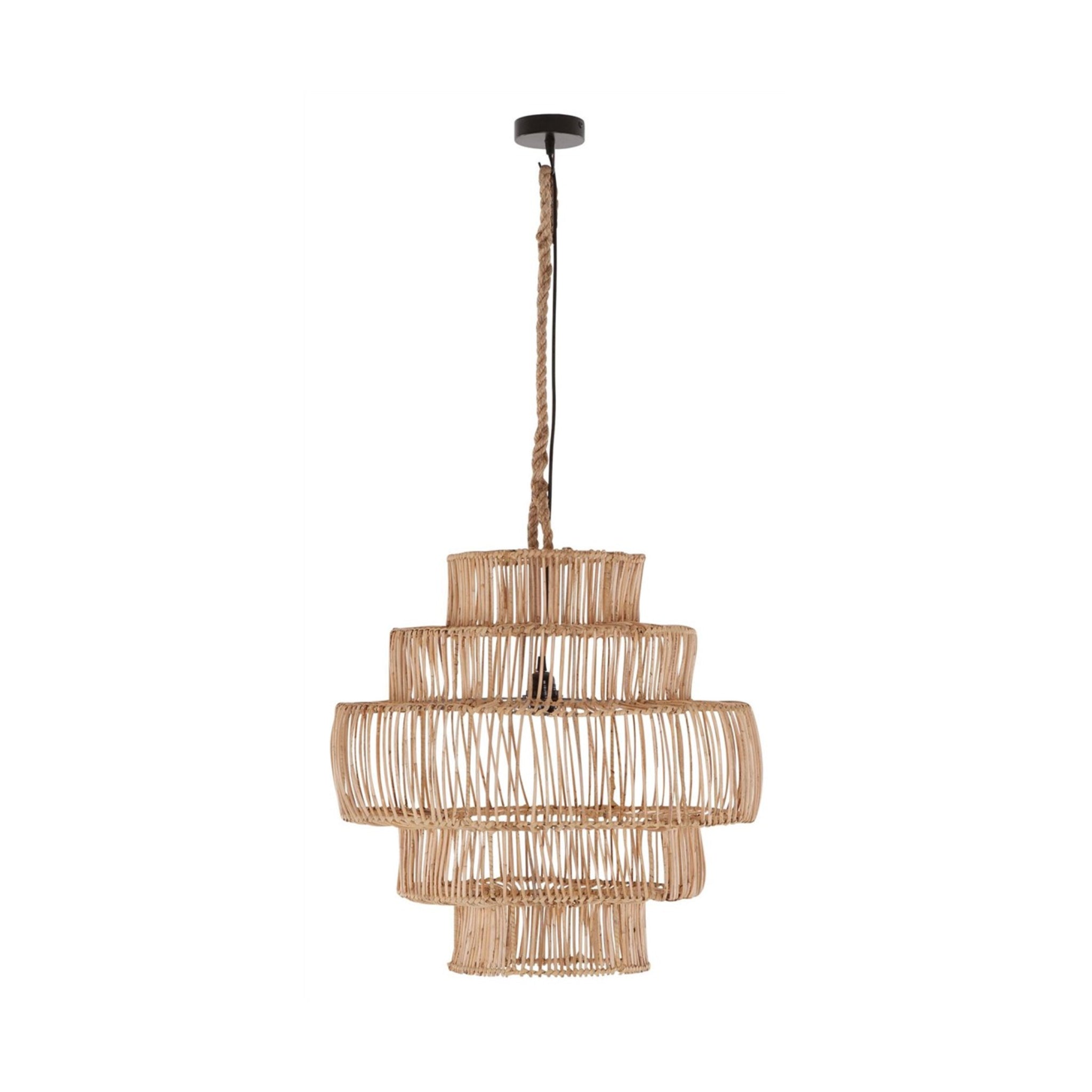Lámpara Colgante Santa Eulària | Ratán natural | Ø60cm