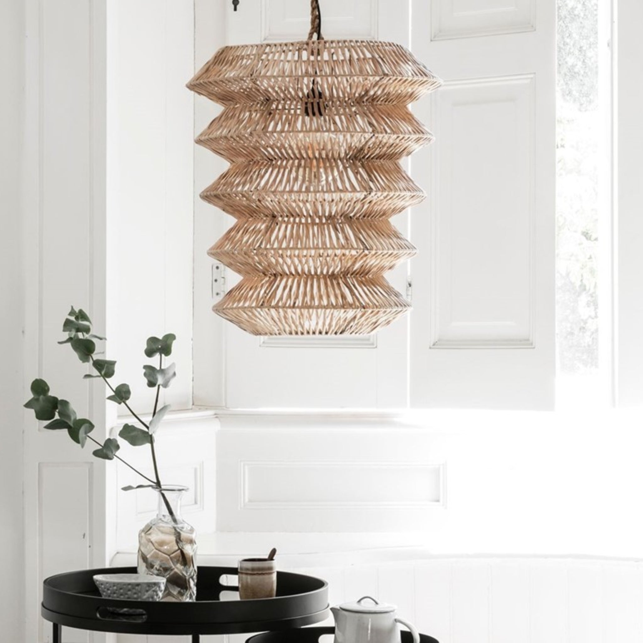 Lámpara Colgante Talamanca | Ratán Natural | Ø50cm