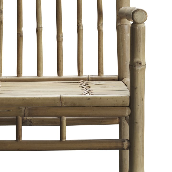 SILLA DE COMEDOR DE BAMBÚ | CON REPOSABRAZOS