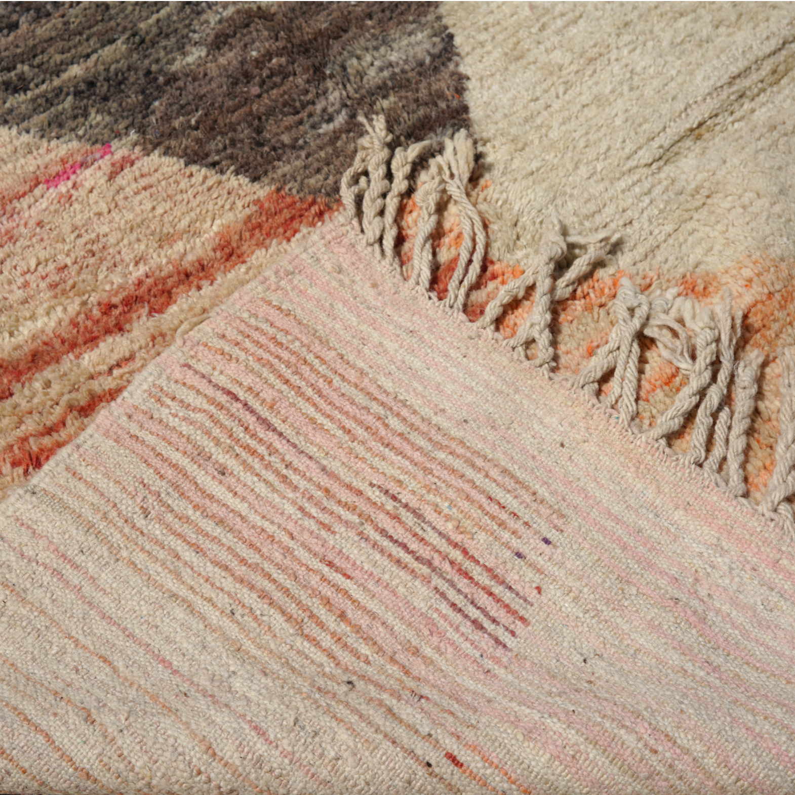 Alfombra bereber marroquí de lana | (ancho) 216 x (profundidad) 150 cm | #6162
