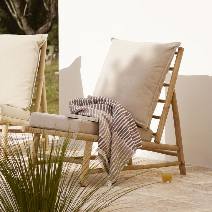 SILLÓN DE BAMBÚ | CON COJÍN