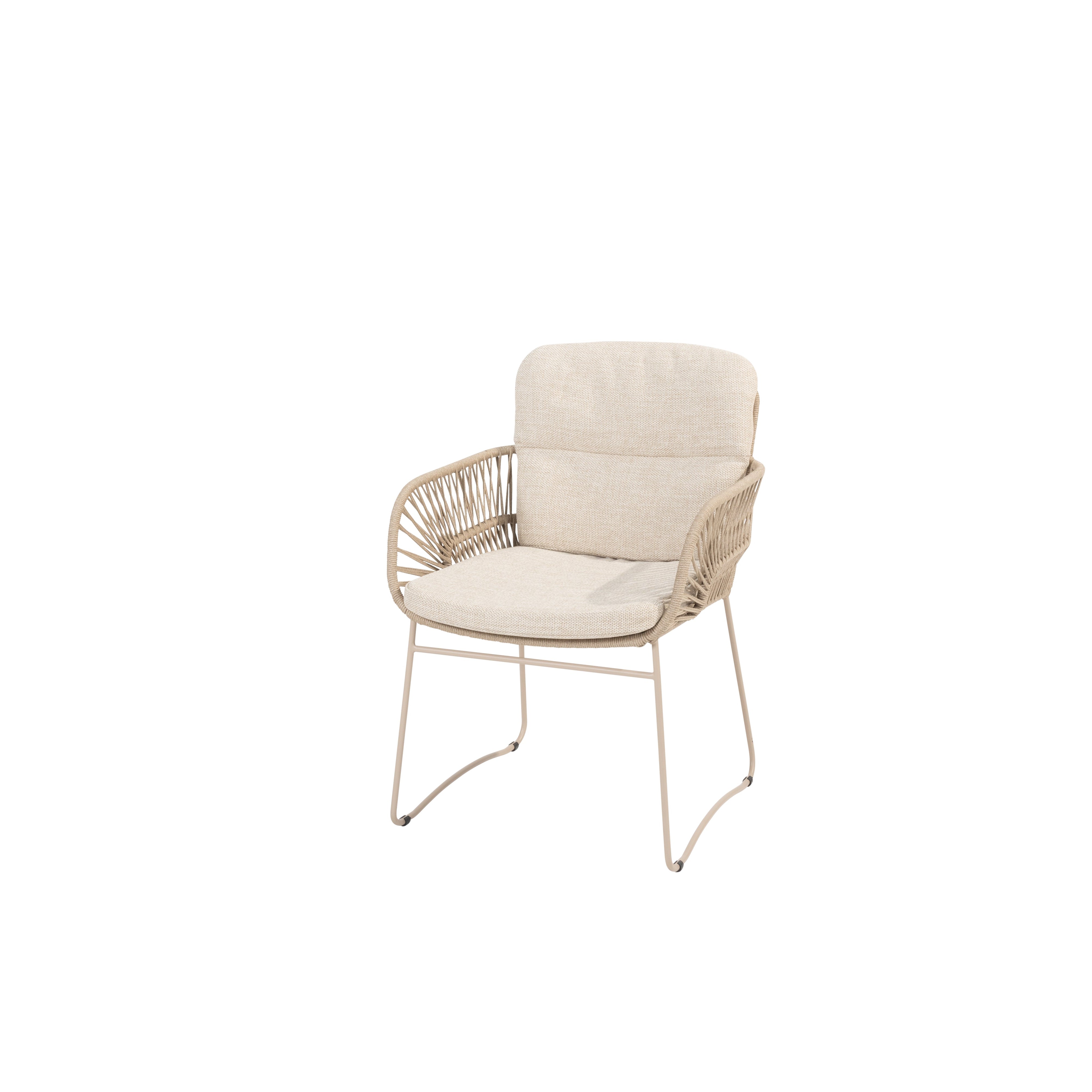MURCIA DINING CHAIR | LATTE MET 2 KUSSENS