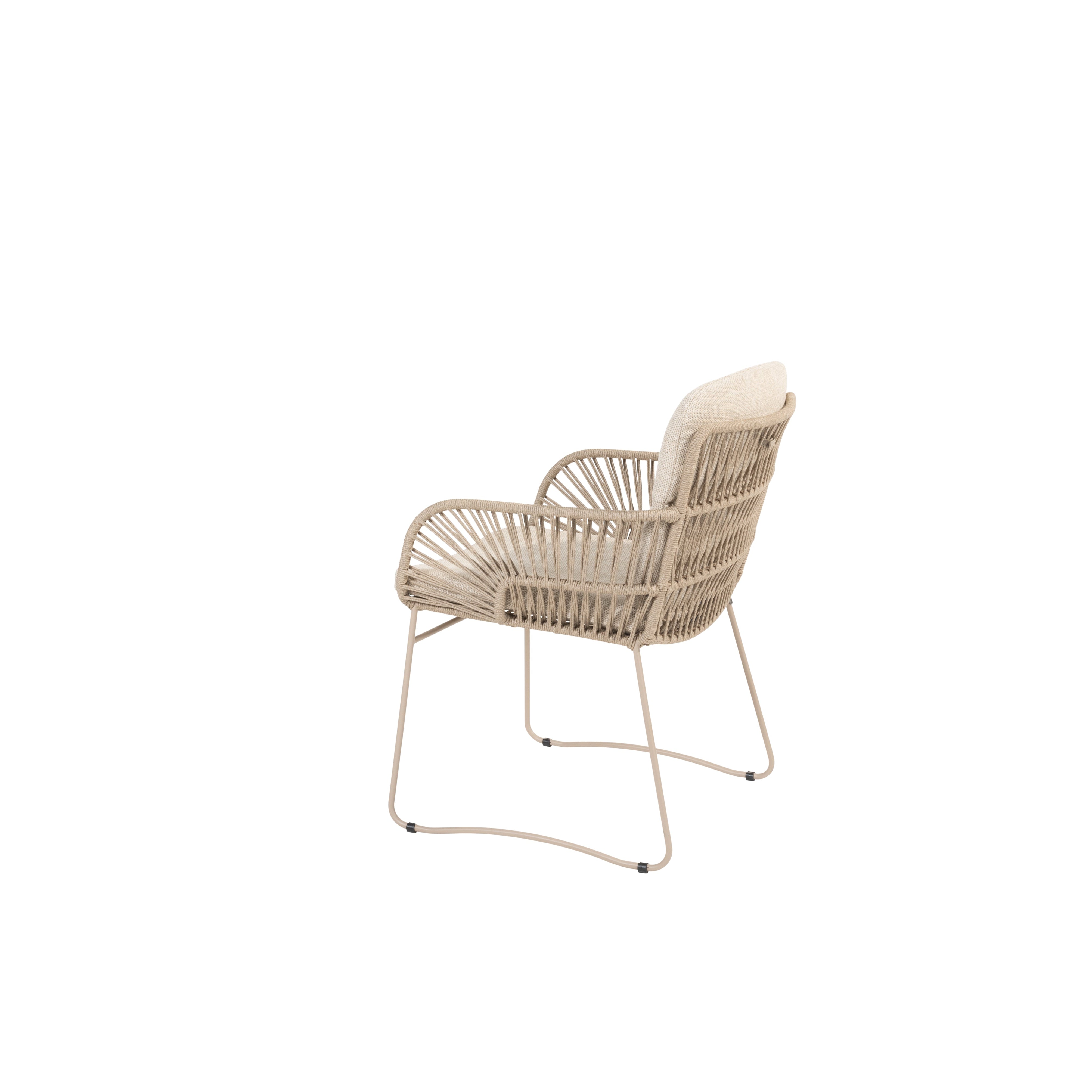 MURCIA DINING CHAIR | LATTE MET 2 KUSSENS