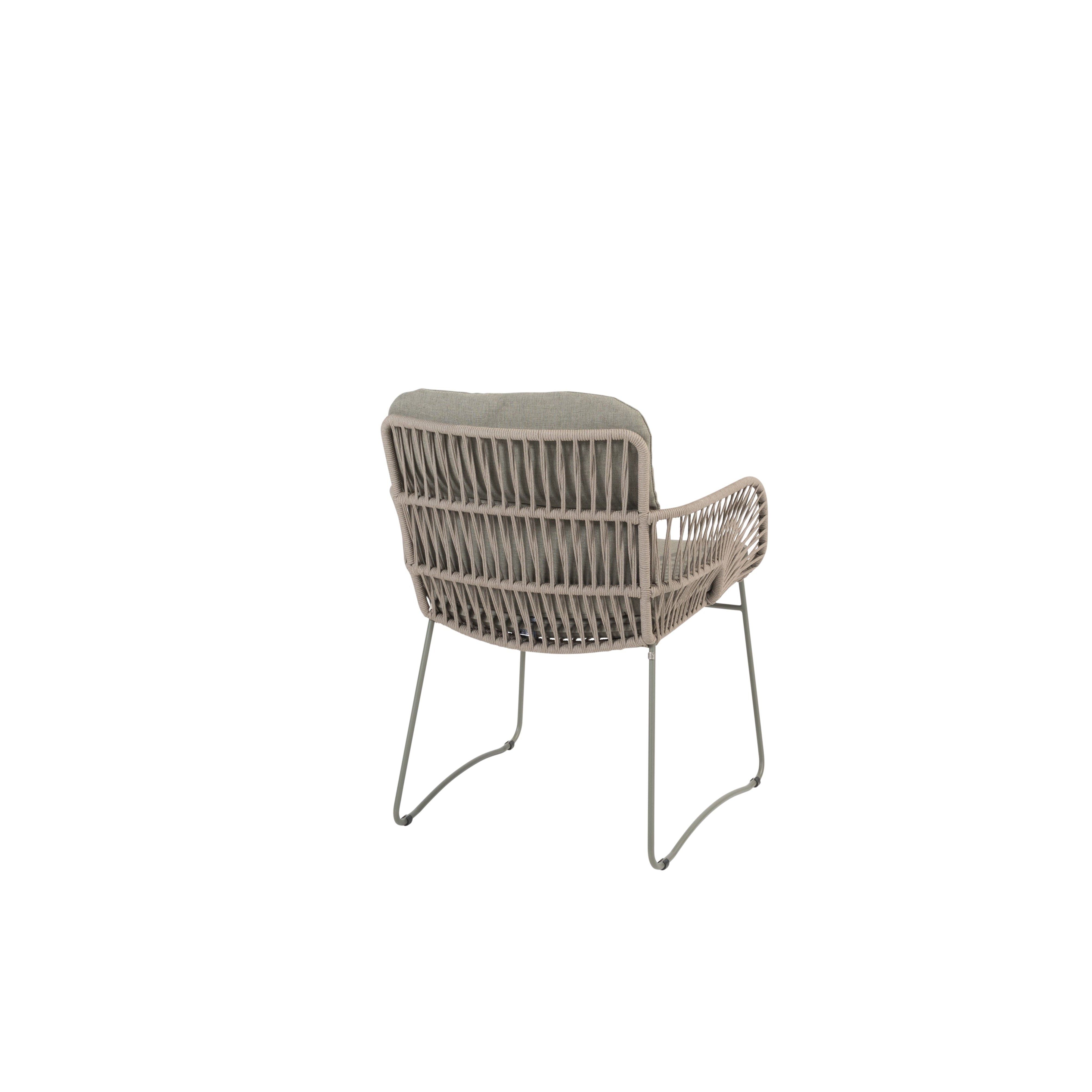 MURCIA DINGING CHAIR | OLIVE MET 2 KUSSENS