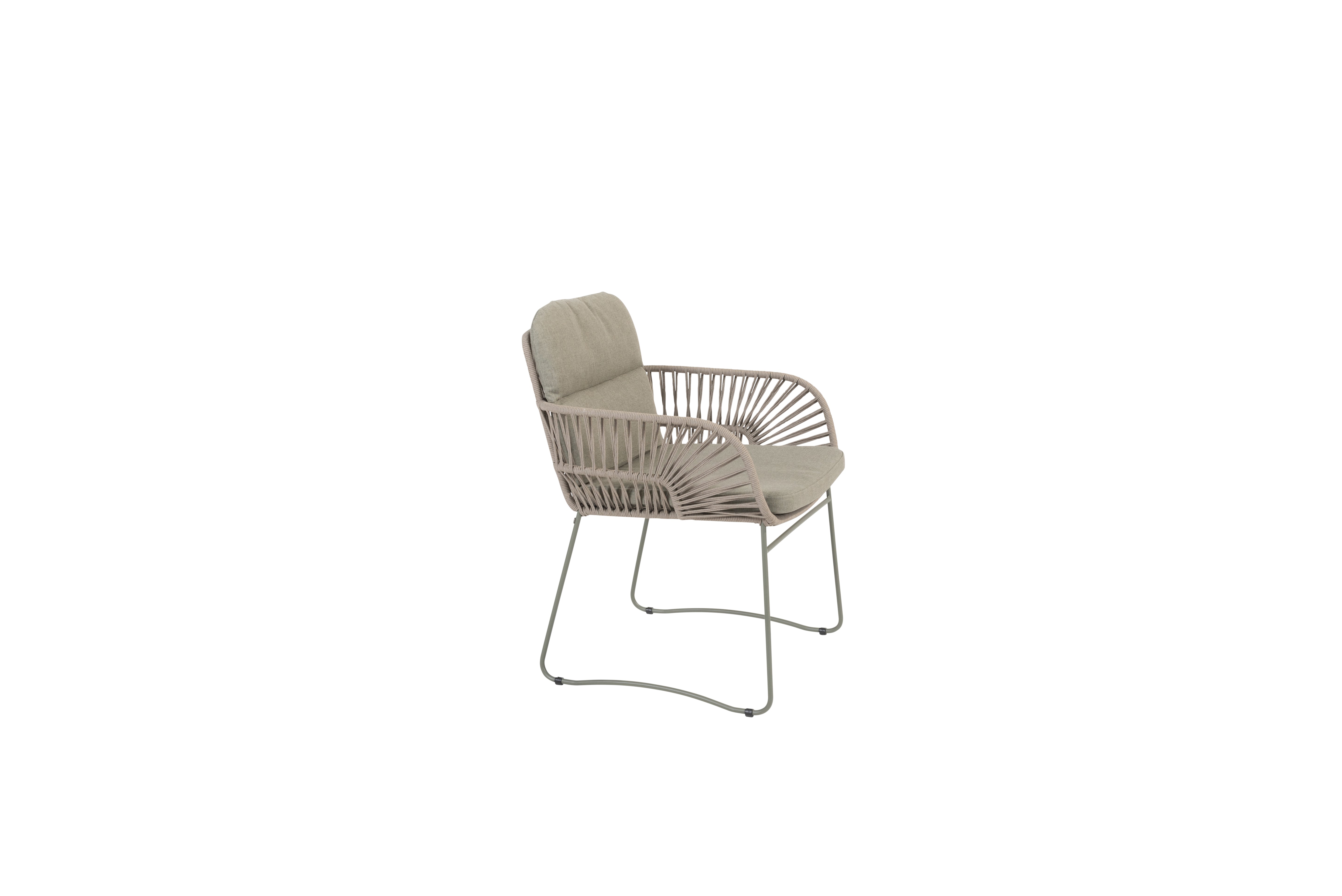 MURCIA DINGING CHAIR | OLIVE MET 2 KUSSENS