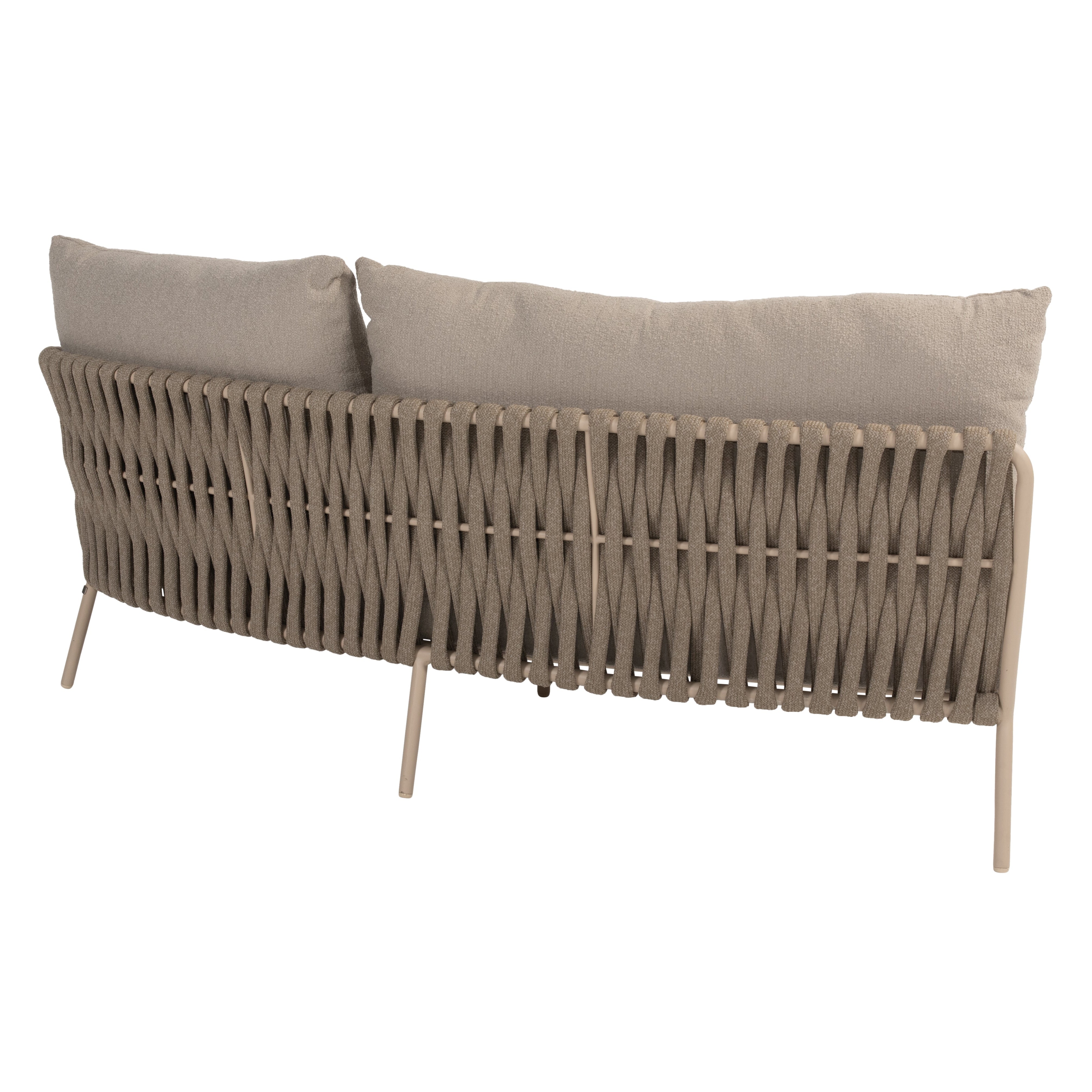 COMINO ORGANIC 2 SEATER LINKS ARM  | LATTE MET 3 KUSSENS