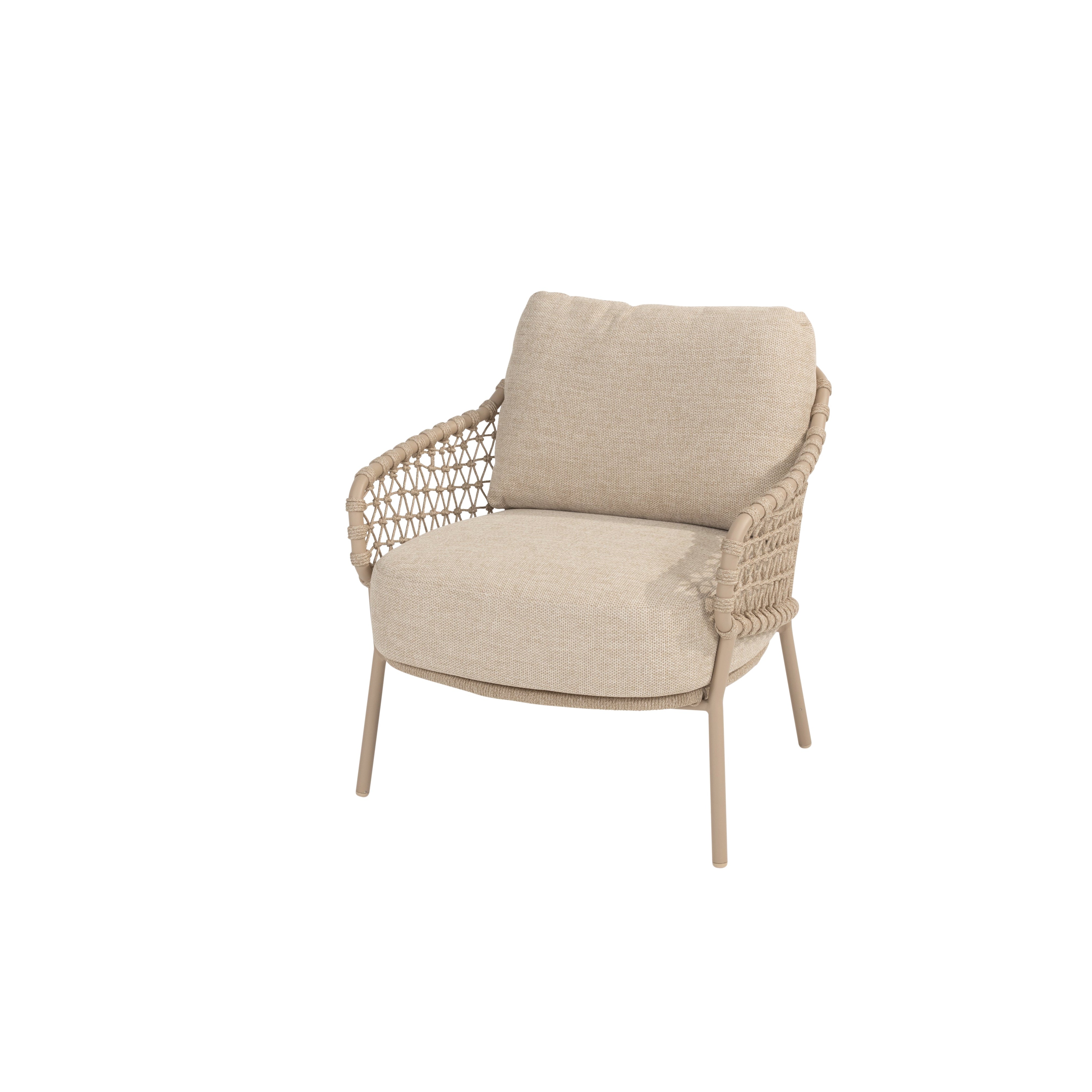 SARDINIA LOW DINING CHAIR | LATTE CUSHION