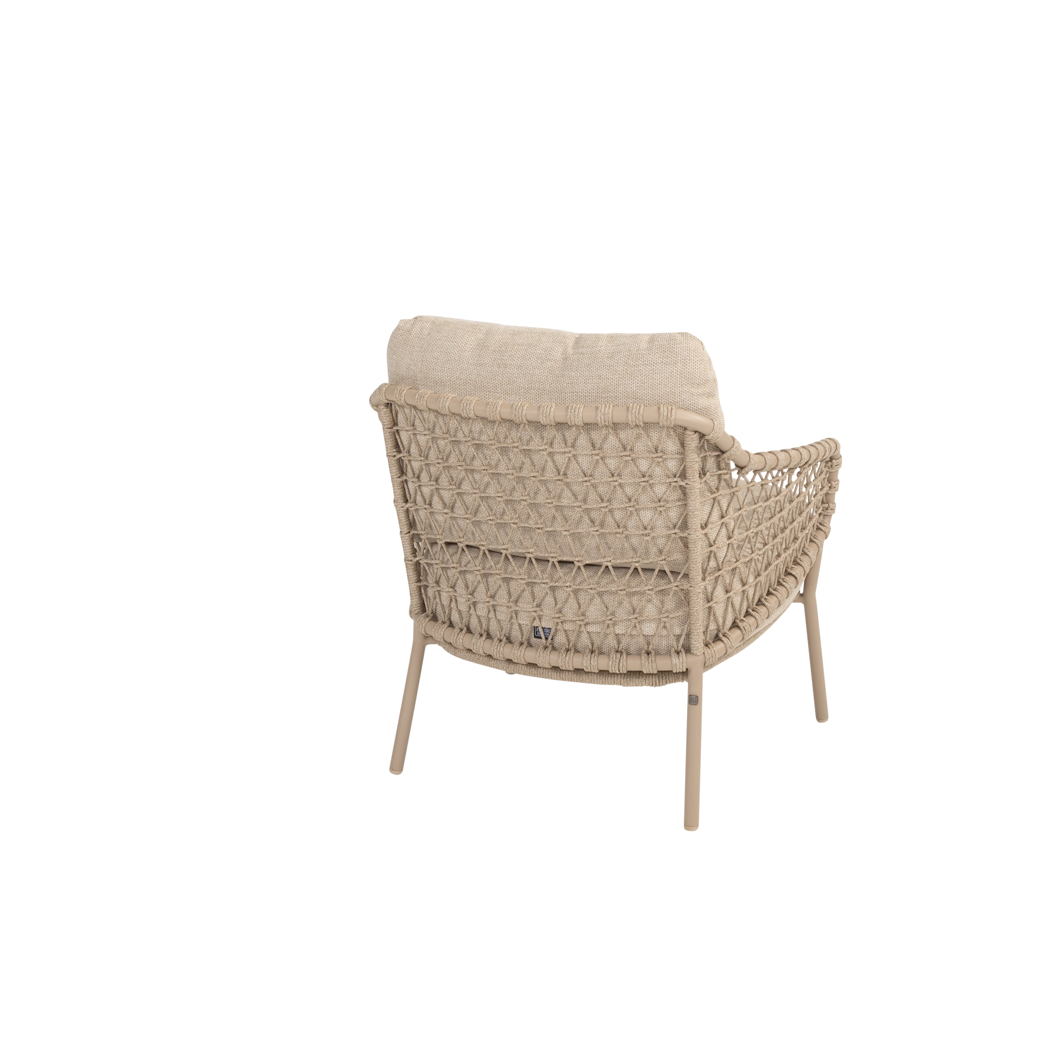 SARDINIA LOW DINING CHAIR | LATTE CUSHION