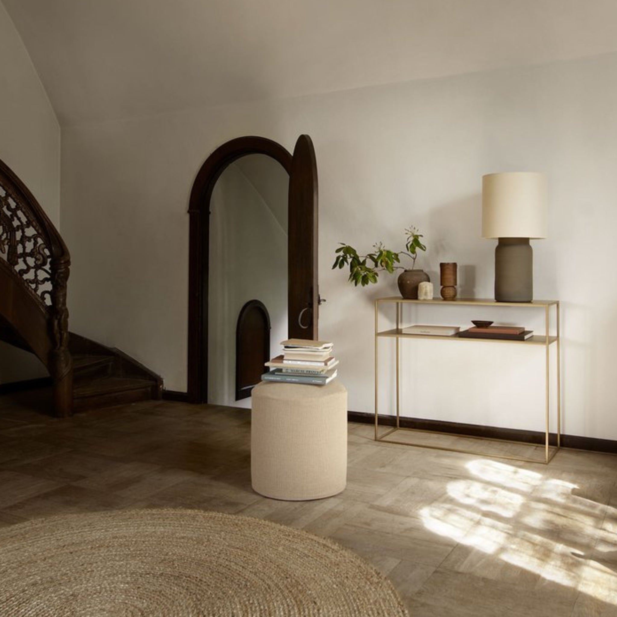 Tenekee Vloerkleed voor de woonkamer, rond, pluizig, modern, zacht, pluizig, voor slaapkamer, salontafel (120 cm, kaki wit Tenekee Vloerkleed voor de woonkamer, rond, pluizig, modern, zacht, pluizig, voor slaapkamer, salontafel (120 cm, kaki wit