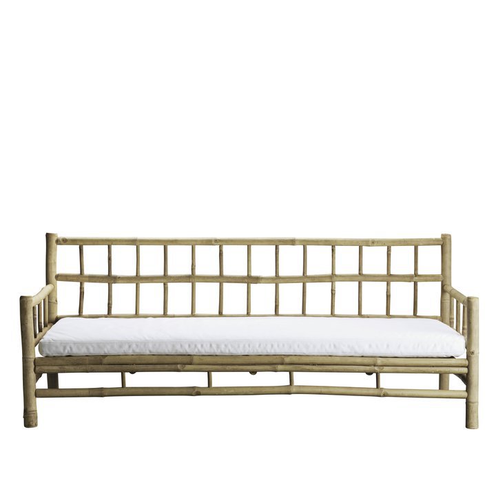 Bamboo couch | 190 x 74 x 34/80 cm | Excl mattress