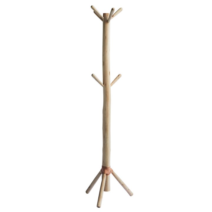 TRÍPODE | MADERA DE EUCALIPTO Y HOJAS DE PALMA | 180 CM